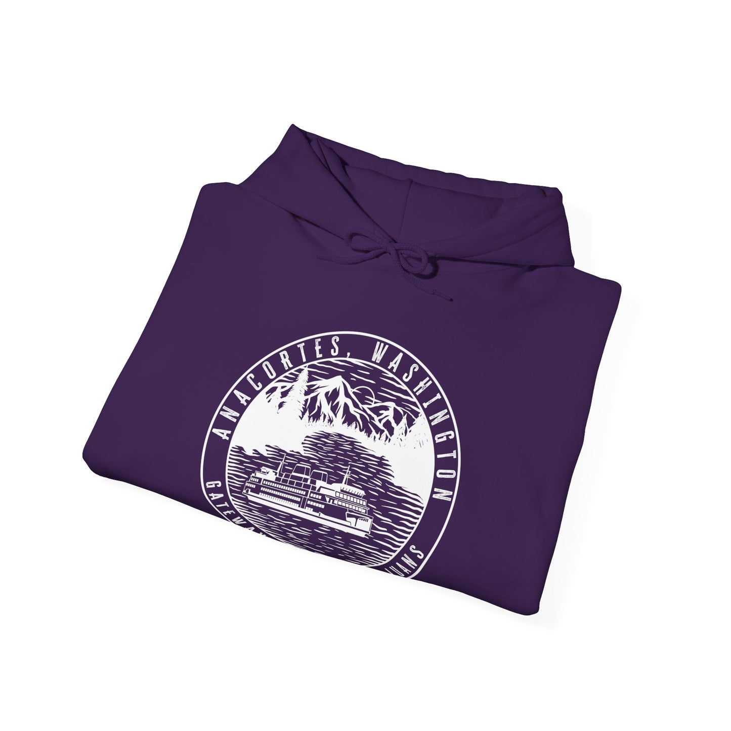 Anacortes Gateway Ferry Unisex Heavy Blend™ Hooded Sweatshirt