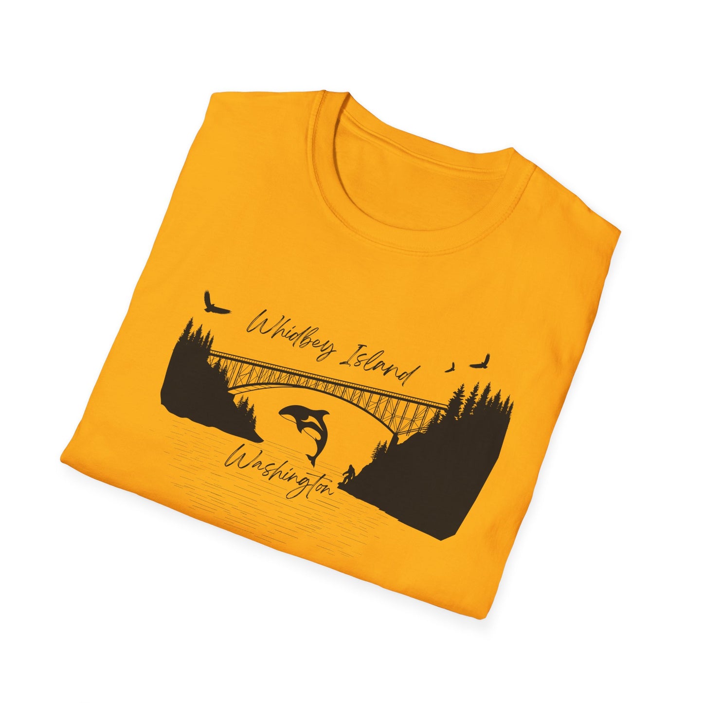 DECEPTION PASS BRIDGE, SCENE Unisex Softstyle T-Shirt
