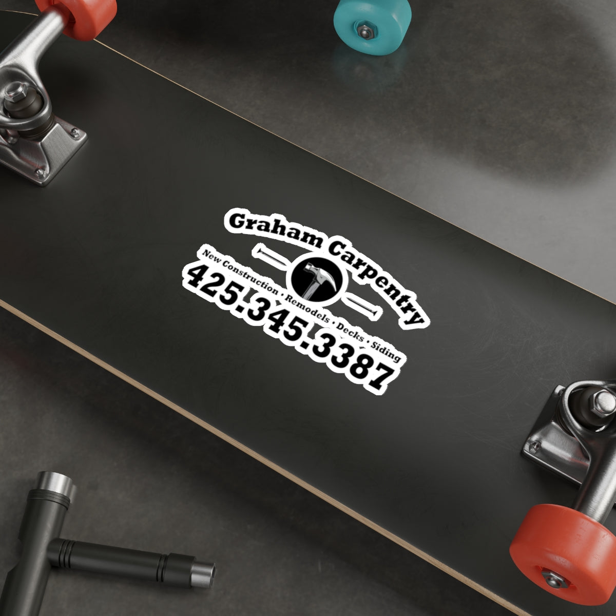 Graham Carpentry Die-Cut Stickers