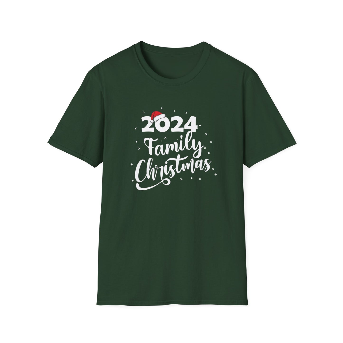 FAMILY CHRISTMAS 2024 JOY Unisex Softstyle T-Shirt