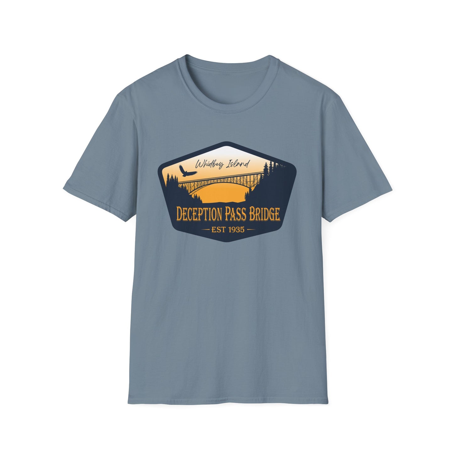 DECEPTION PASS BRIDGE, EST Unisex Softstyle T-Shirt