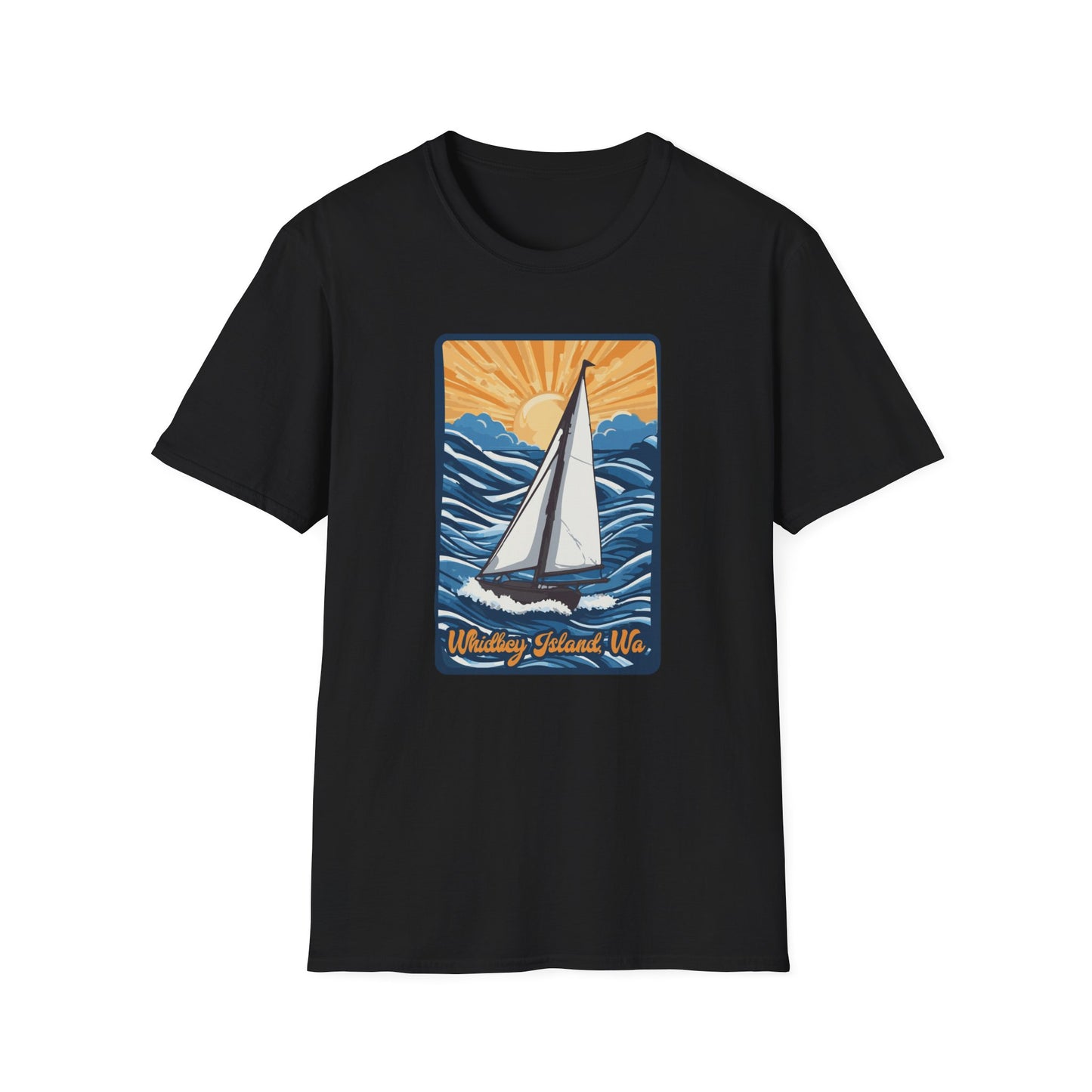 WHIDBEY ISLAND WA Unisex Softstyle T-Shirt
