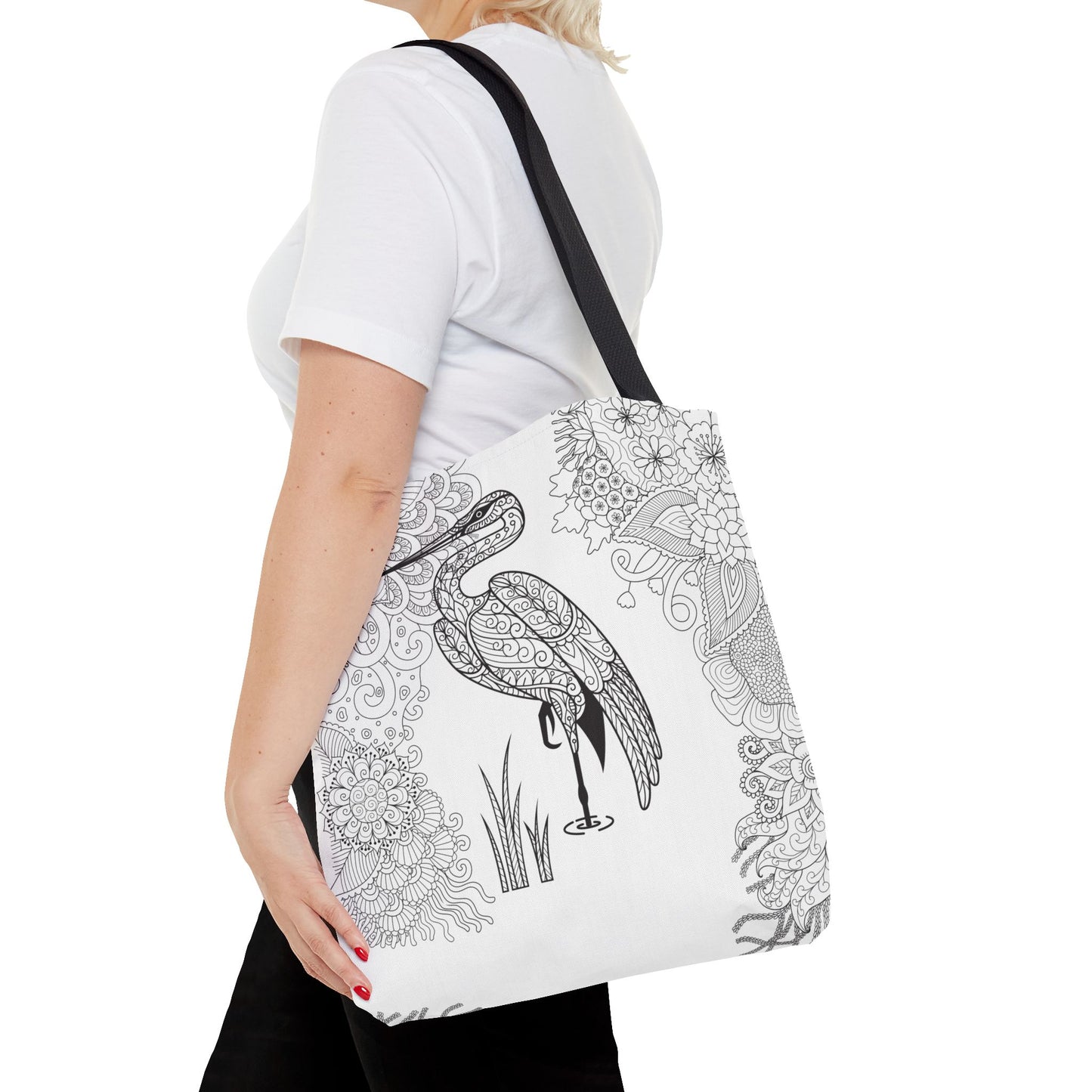 COLOR ME HERON Tote Bag
