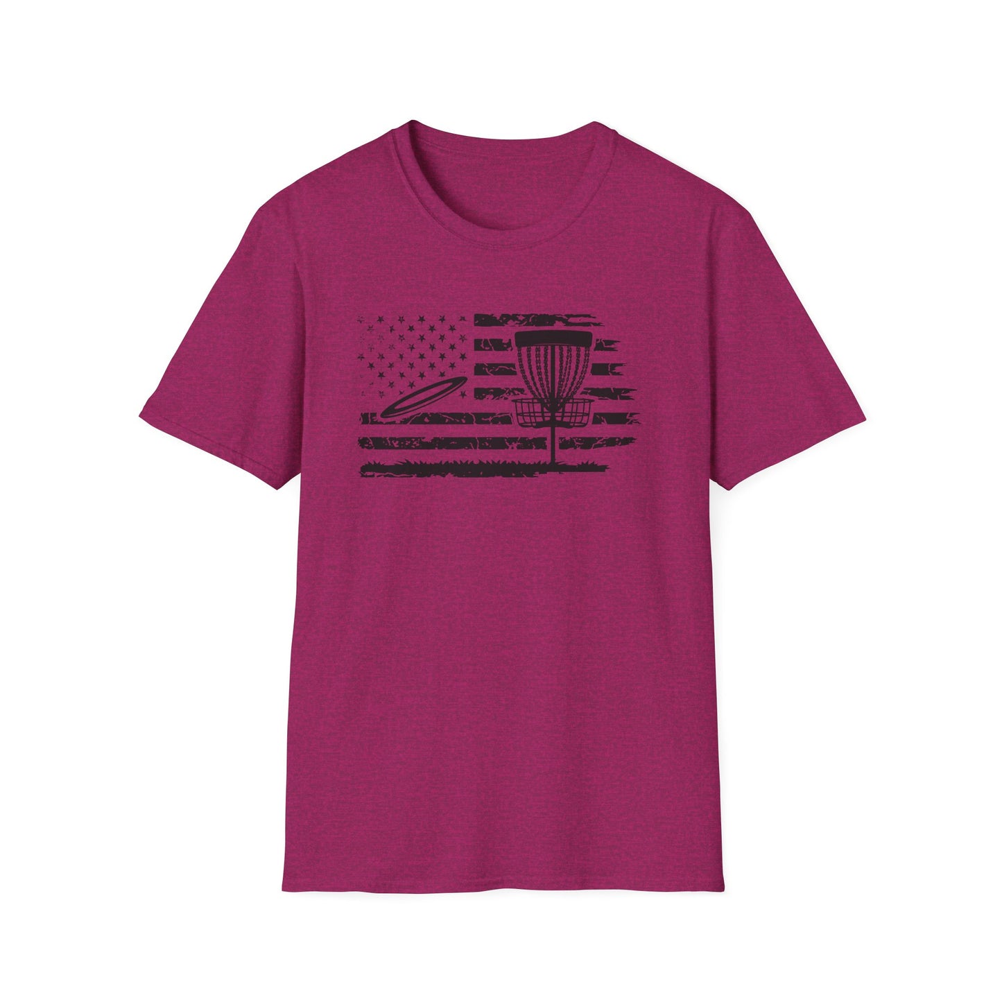 FLAG USA - DISC GOLF Unisex Softstyle T-Shirt