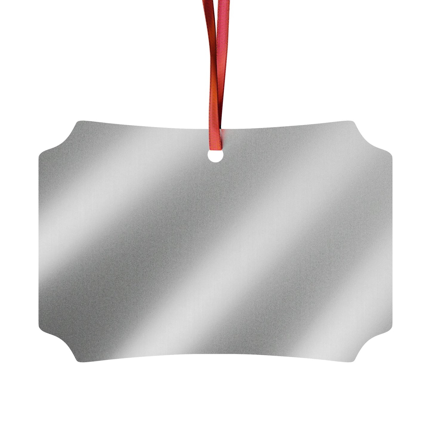 SAMPLE CUSTOM Aluminum Ornaments Square, Scalloped Corner, and Medallion