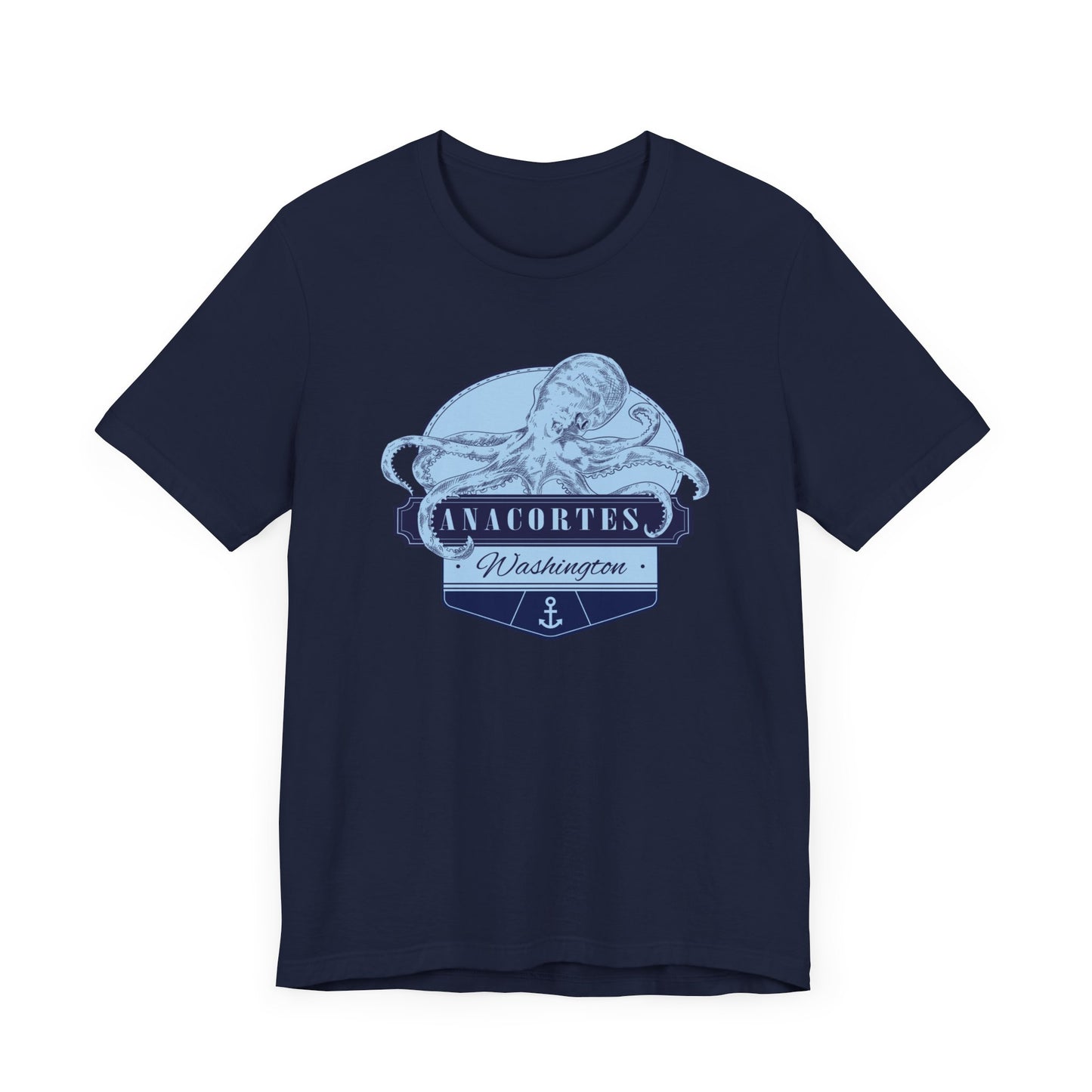 ANACORTES WA OCTOPUS Unisex Jersey Short Sleeve Tee