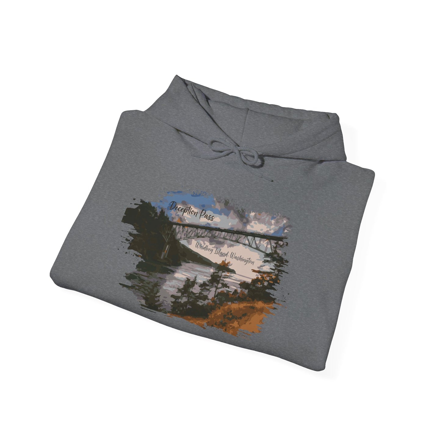DECEPTION PASS BRIDGE - Unisex Heavy Blend™ Hooded Sweatshirt