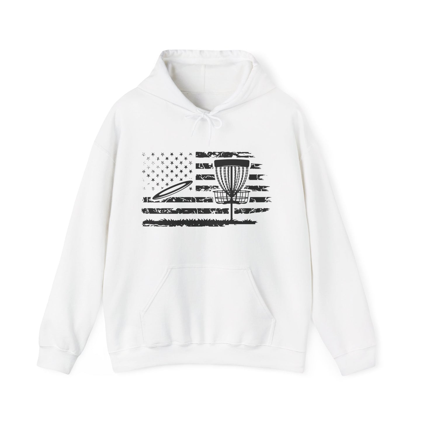 FLAG USA - DISC GOLF Unisex Heavy Blend™ Hooded Sweatshirt