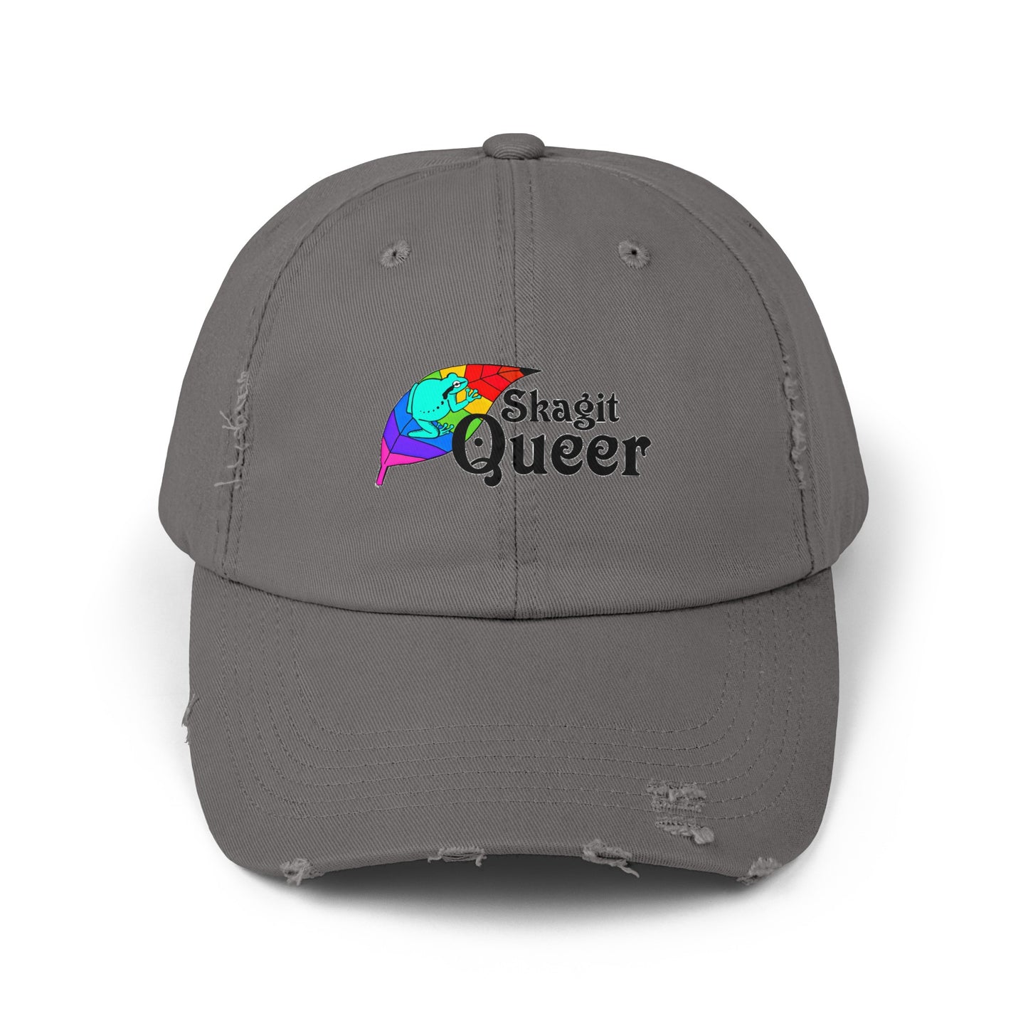 SKAGIT QUEER Unisex Distressed Cap