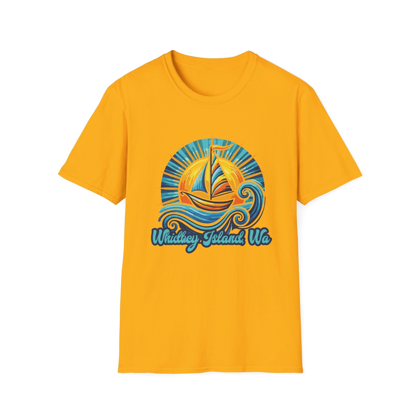WHIDBEY ISLAND WA Celebrate Unisex Softstyle T-Shirt