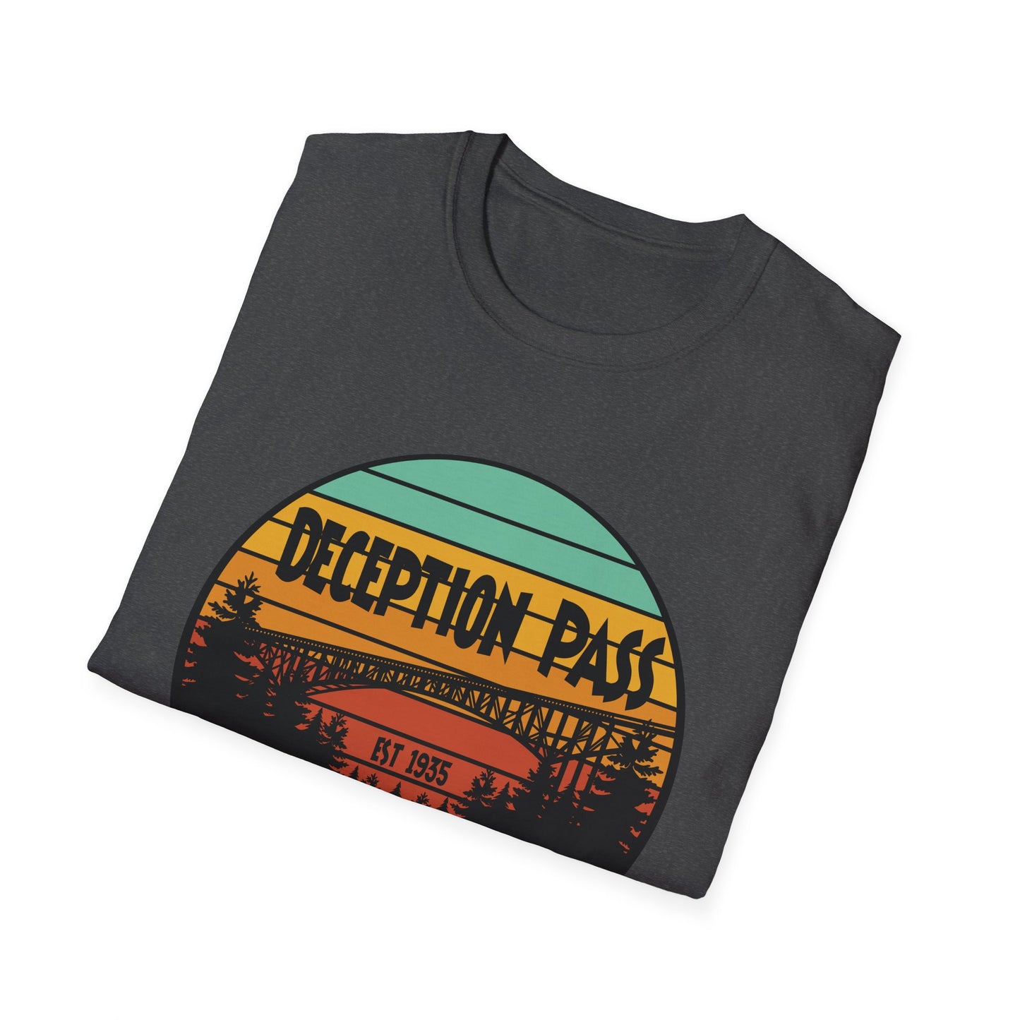 DECEPTION PASS BRIDGE, Unisex Softstyle T-Shirt