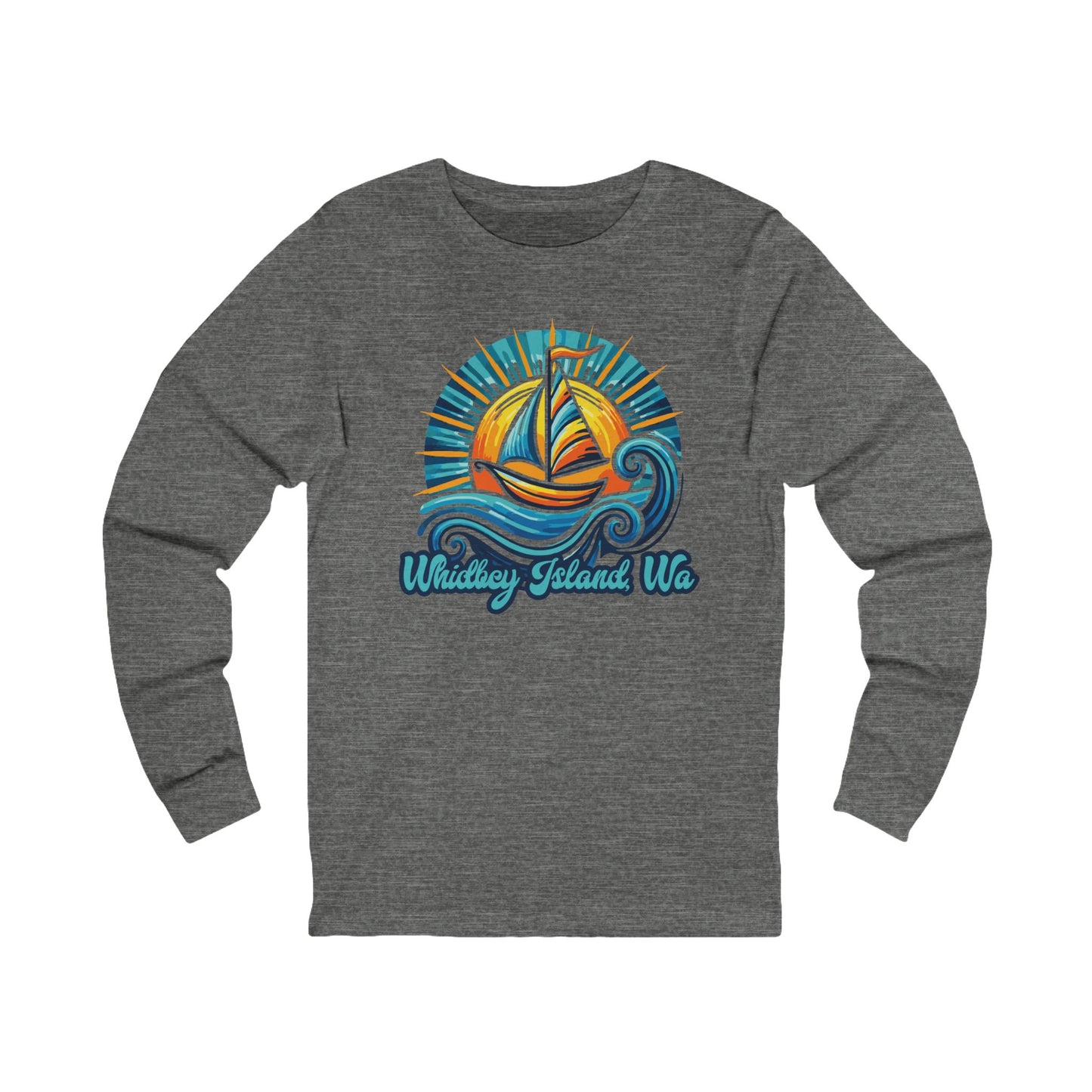 WHIDBEY ISLAND WA Celebrate Unisex Jersey Long Sleeve Tee