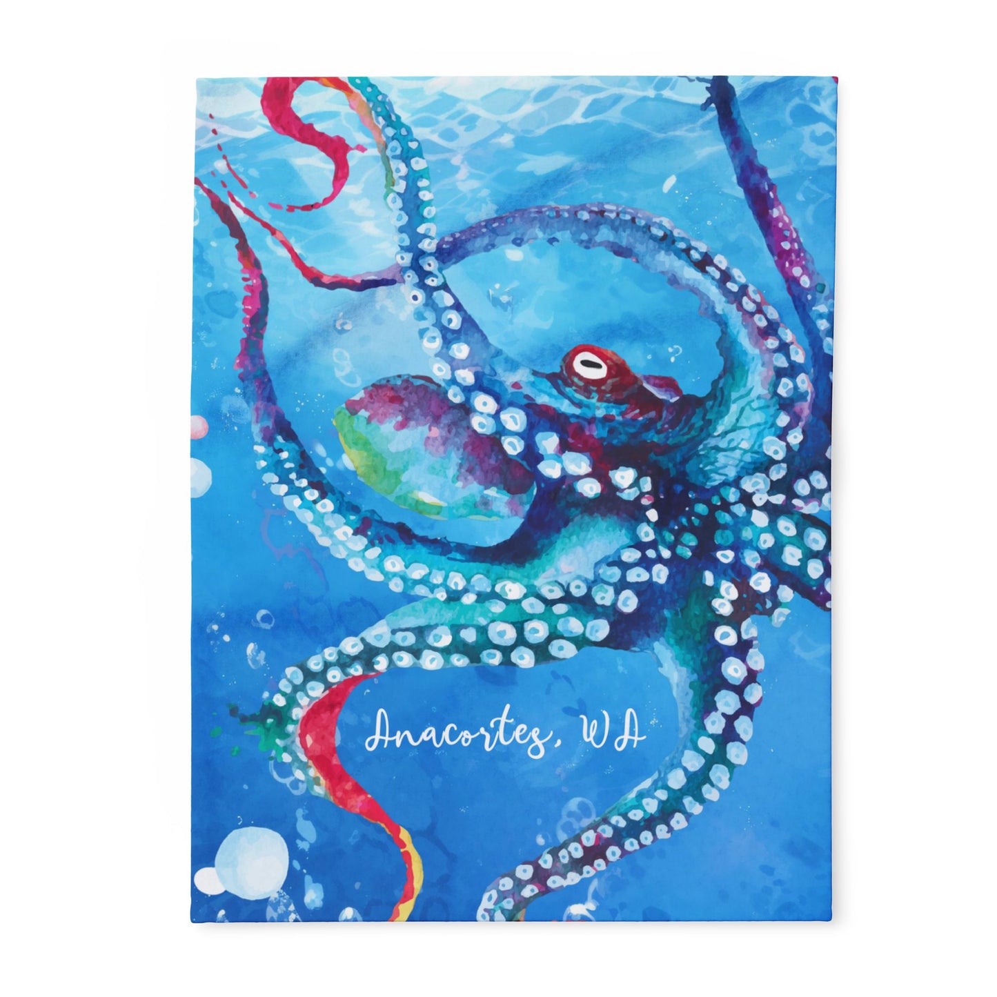 OCTOPUS DREAM - Anacortes Arctic Fleece Blanket