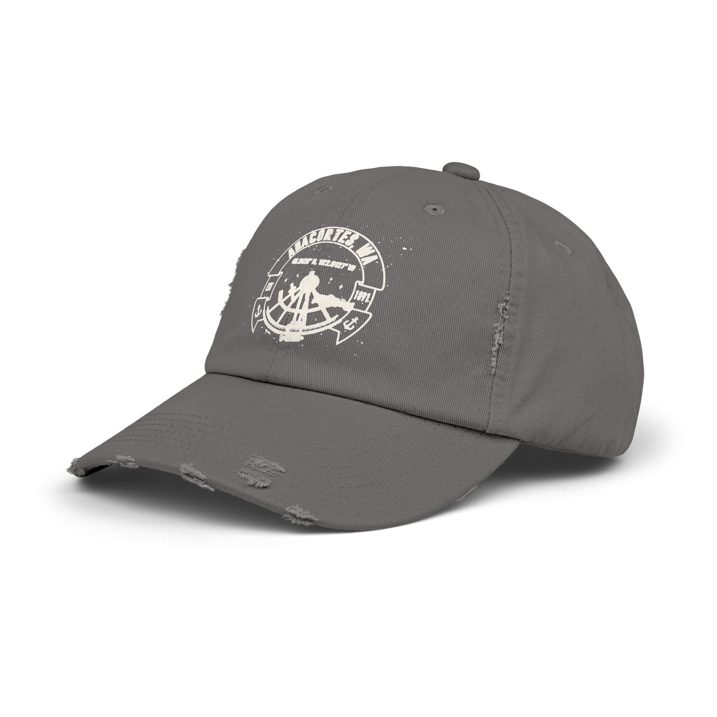 Anacortes Coordinates Unisex Distressed Cap