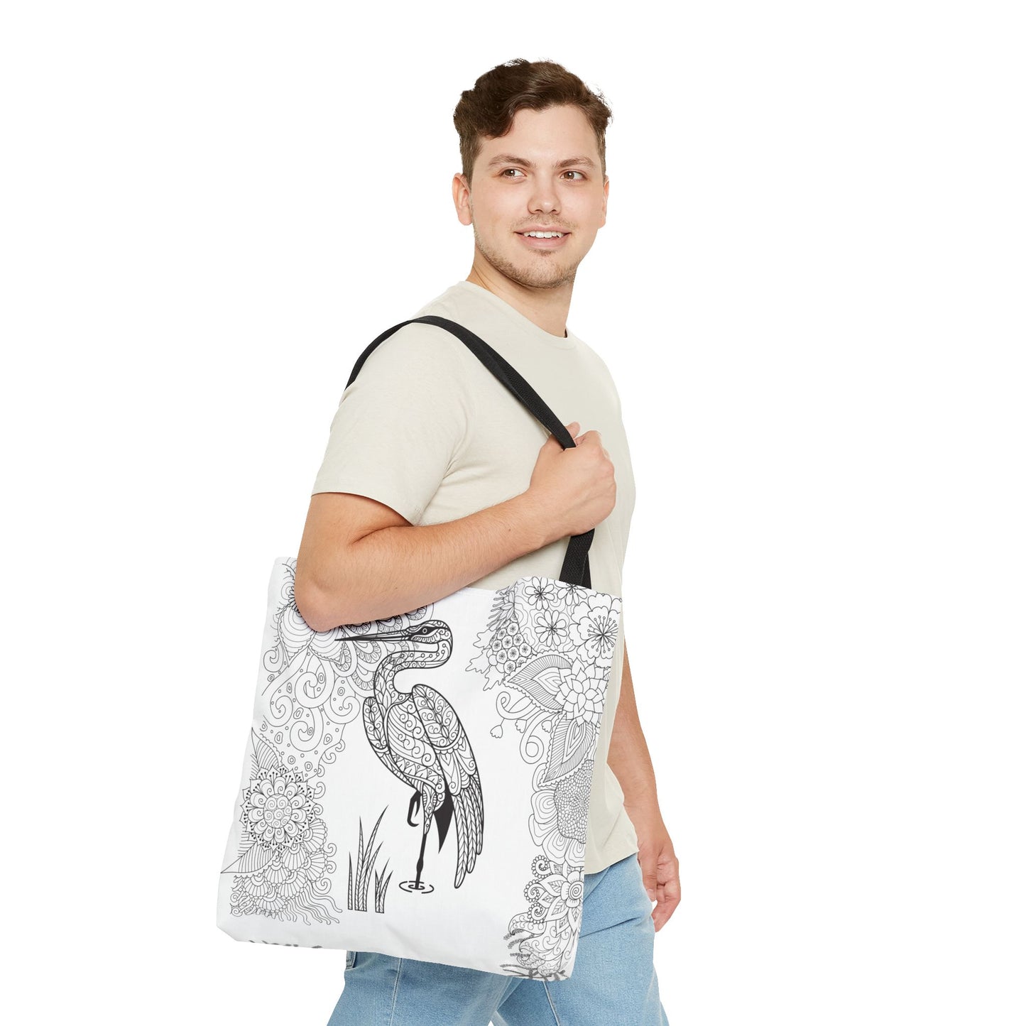 COLOR ME HERON Tote Bag