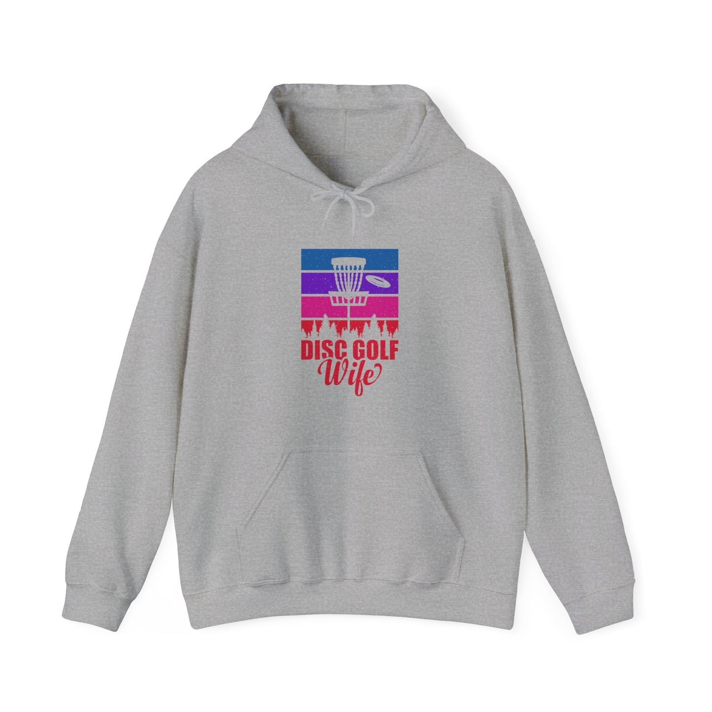 DISC GOLF WIFE Unisex Heavy Blend™ Hooded Sweatshirt