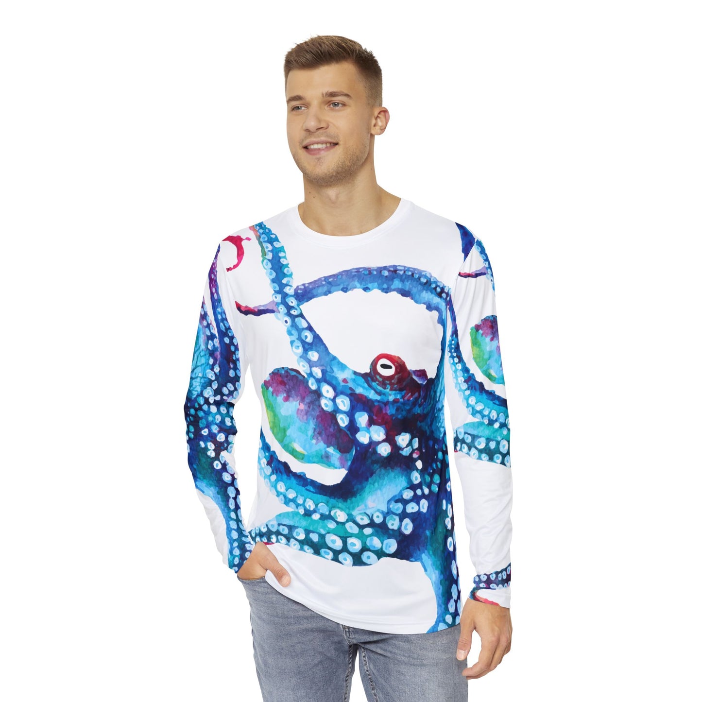 Octopus dreams Men's Long Sleeve Shirt