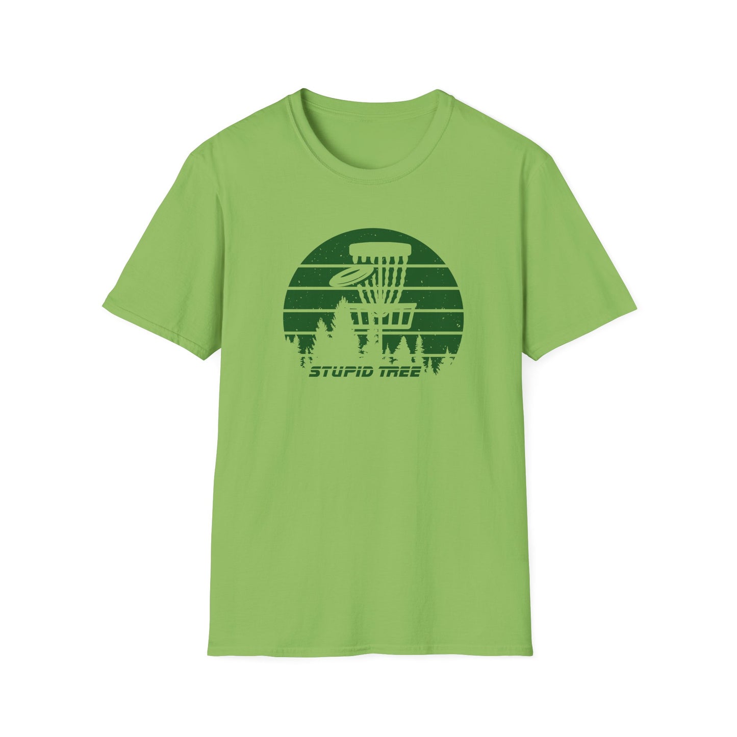 STUPID TREE DISC GOLF Unisex Softstyle T-Shirt