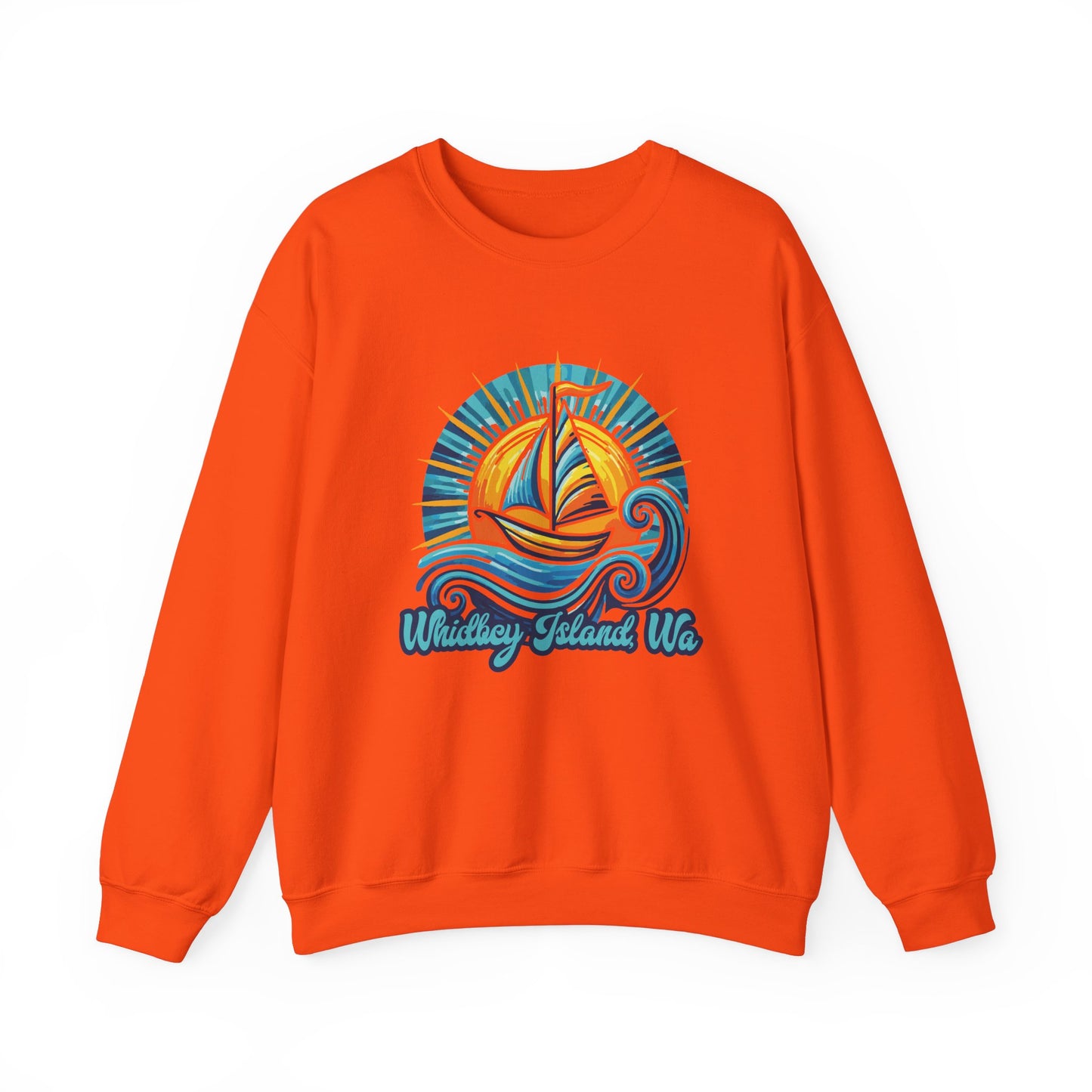 WHIDBEY ISLAND WA Celebrate Unisex Heavy Blend™ Crewneck Sweatshirt