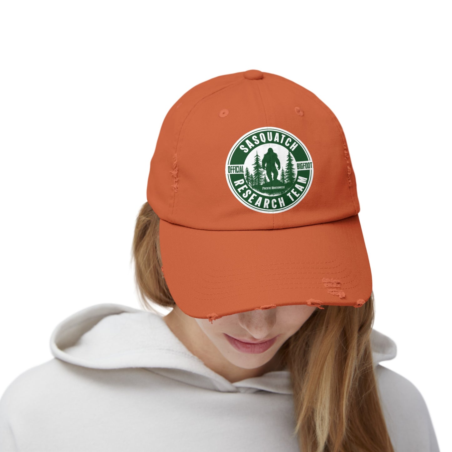 SASQUATCH - PNW Unisex Distressed Cap