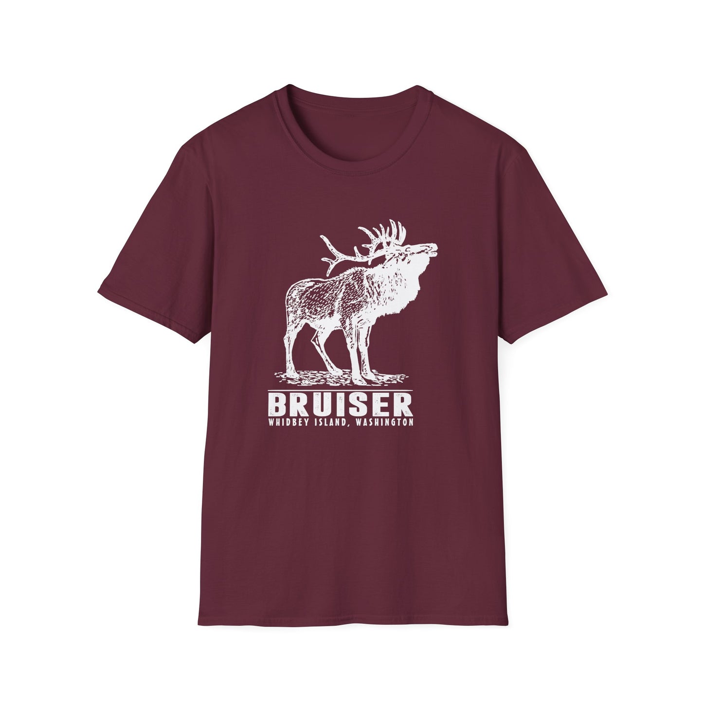 7 Bruiser - Whidbey Island Elk - Unisex Softstyle T-Shirt