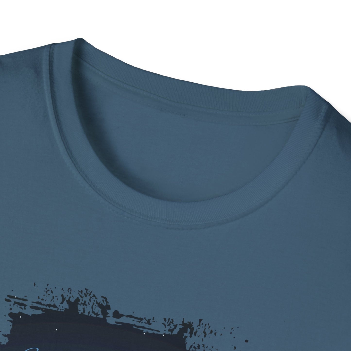 Whidbey Island Moon Night Unisex Softstyle T-Shirt