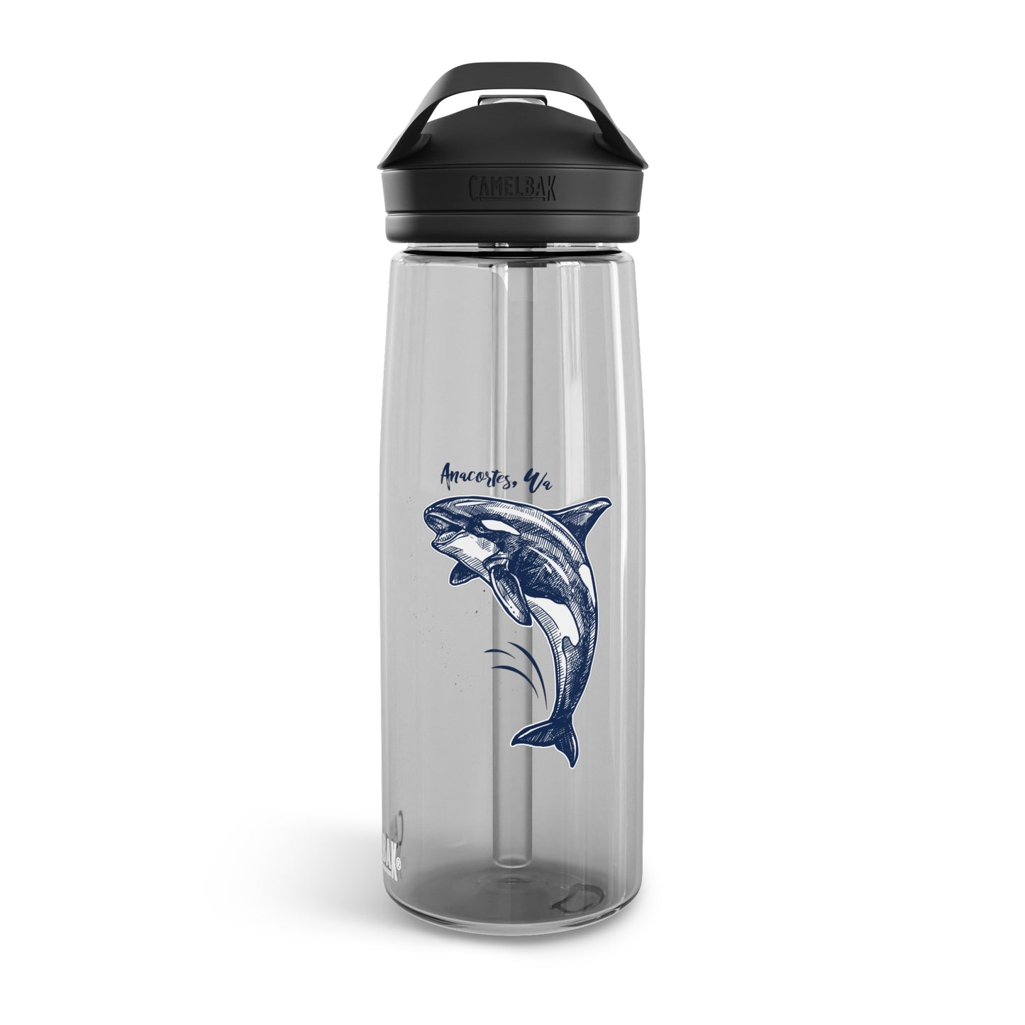 Anacortes Orca Sketch CamelBak Eddy® Water Bottle, 20oz\25oz