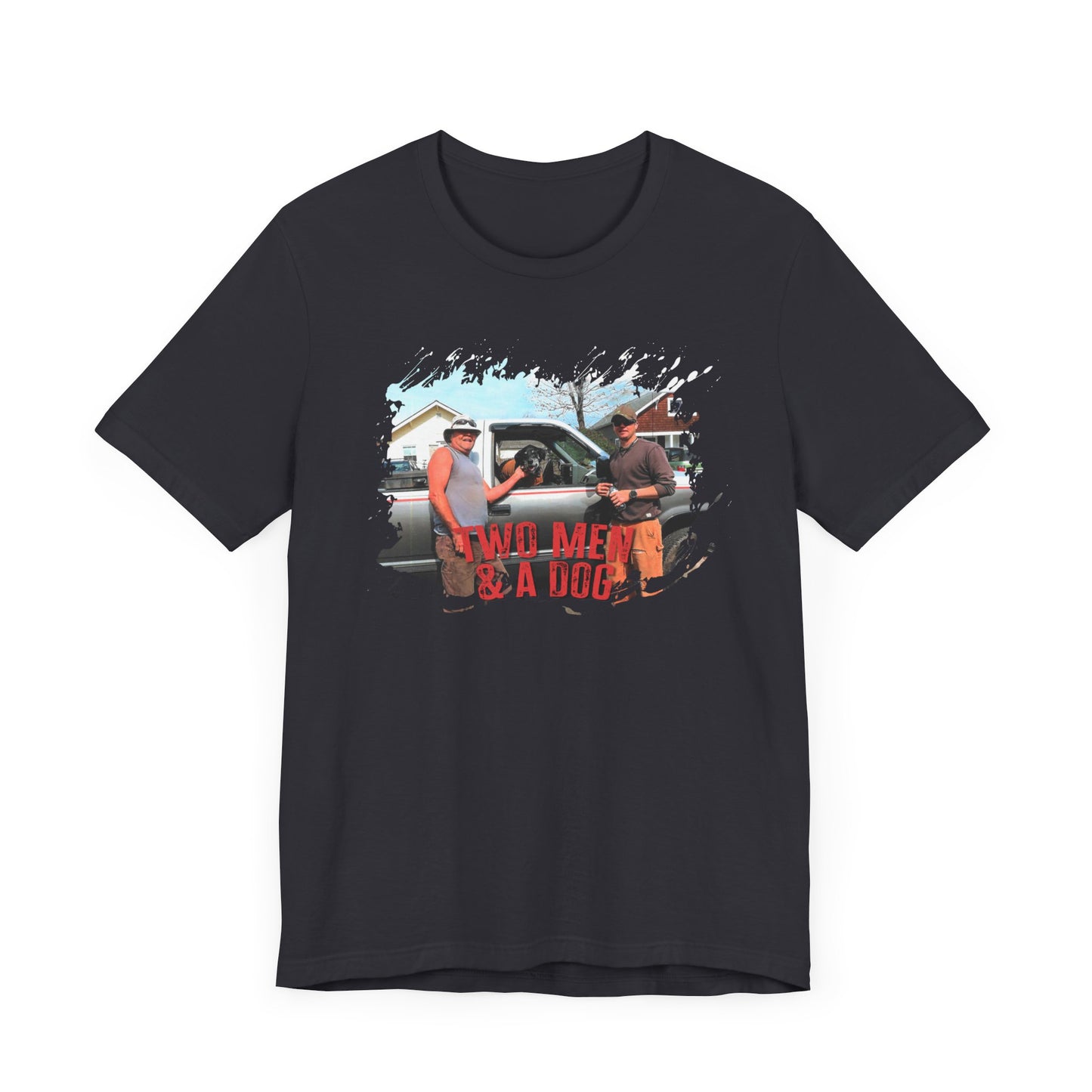 TWO MEN & A DOG Unisex Jersey Short Sleeve Tee