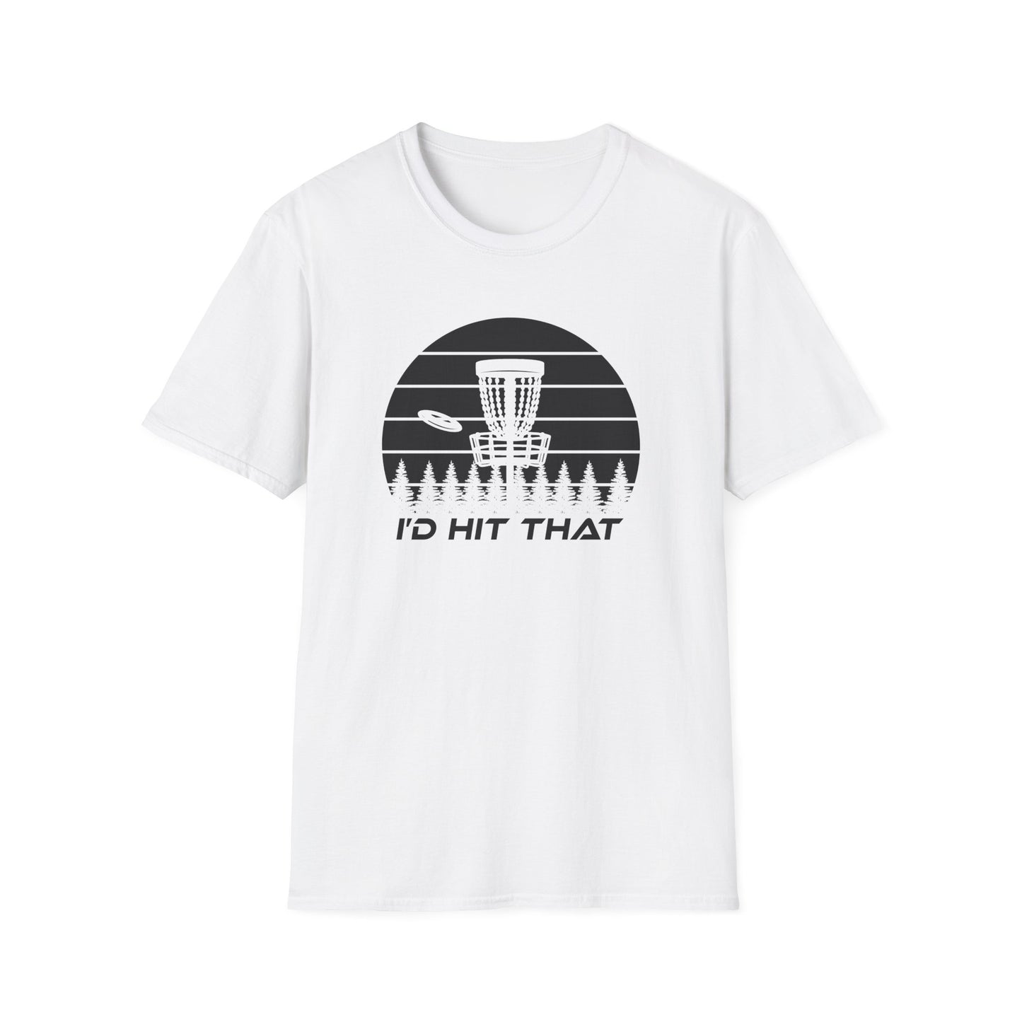 ID HIT THAT - DISC GOLF Unisex Softstyle T-Shirt