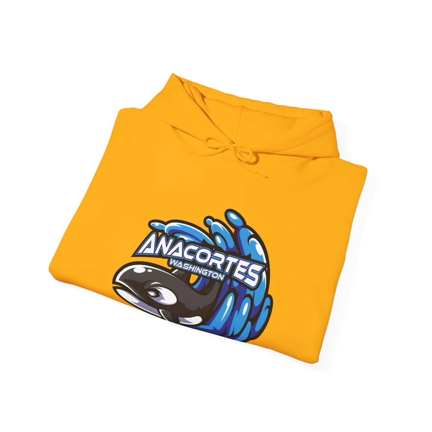 ANACORTES ORCA MASCOT Unisex Heavy Blend™ Hooded Sweatshirt
