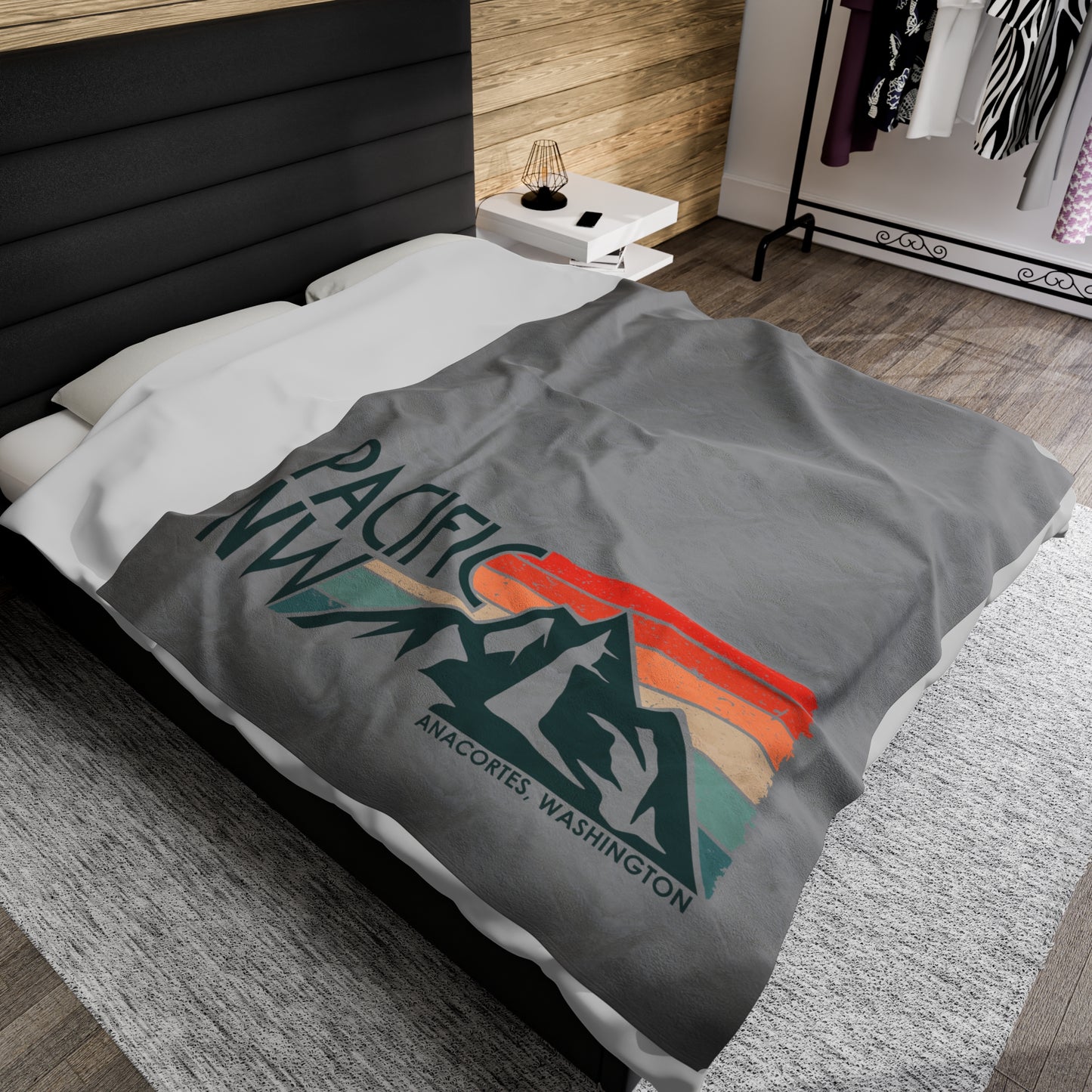 PNW ANACORTES Velveteen Plush Blanket