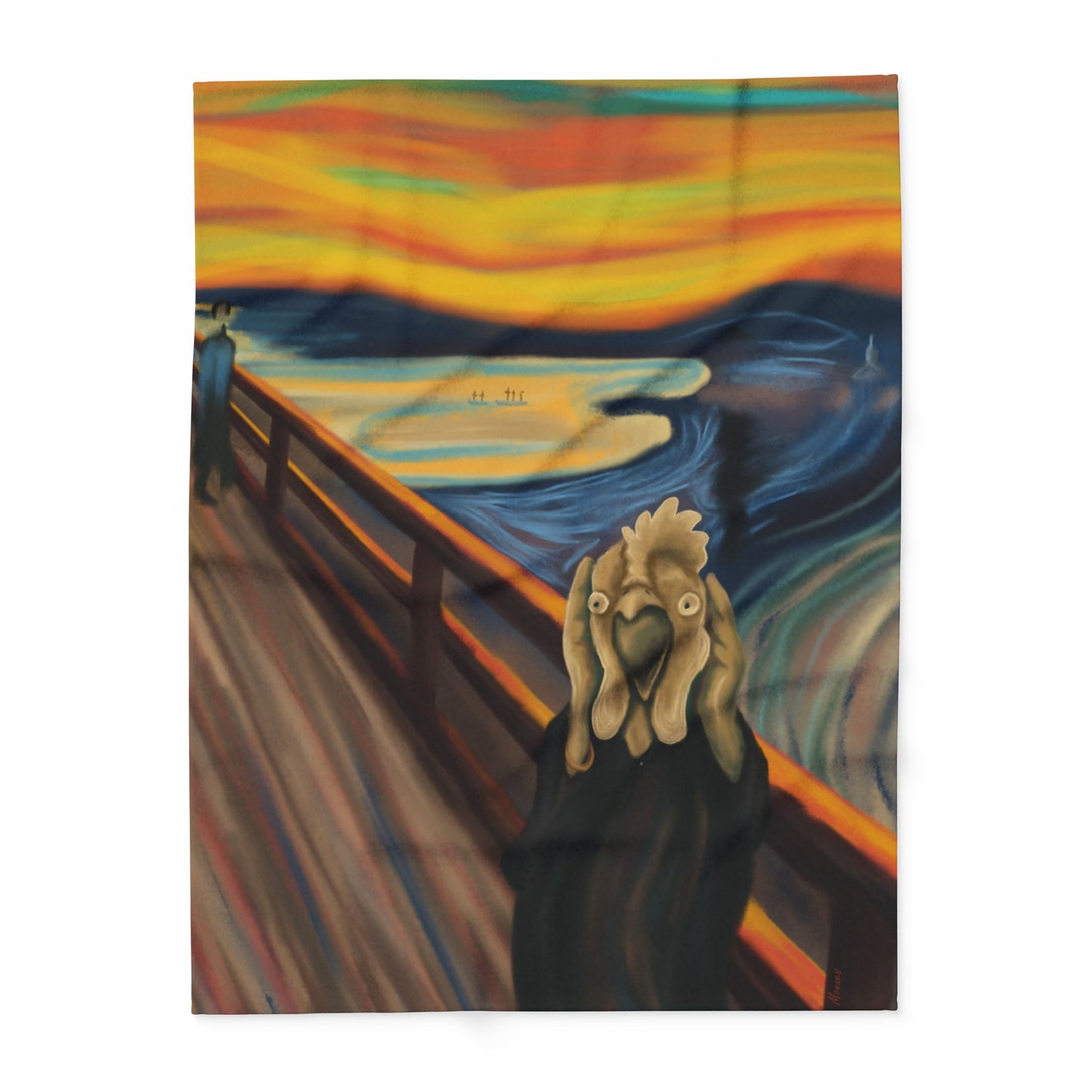 THE CLUCK BY MONUES Arctic Fleece Blanket