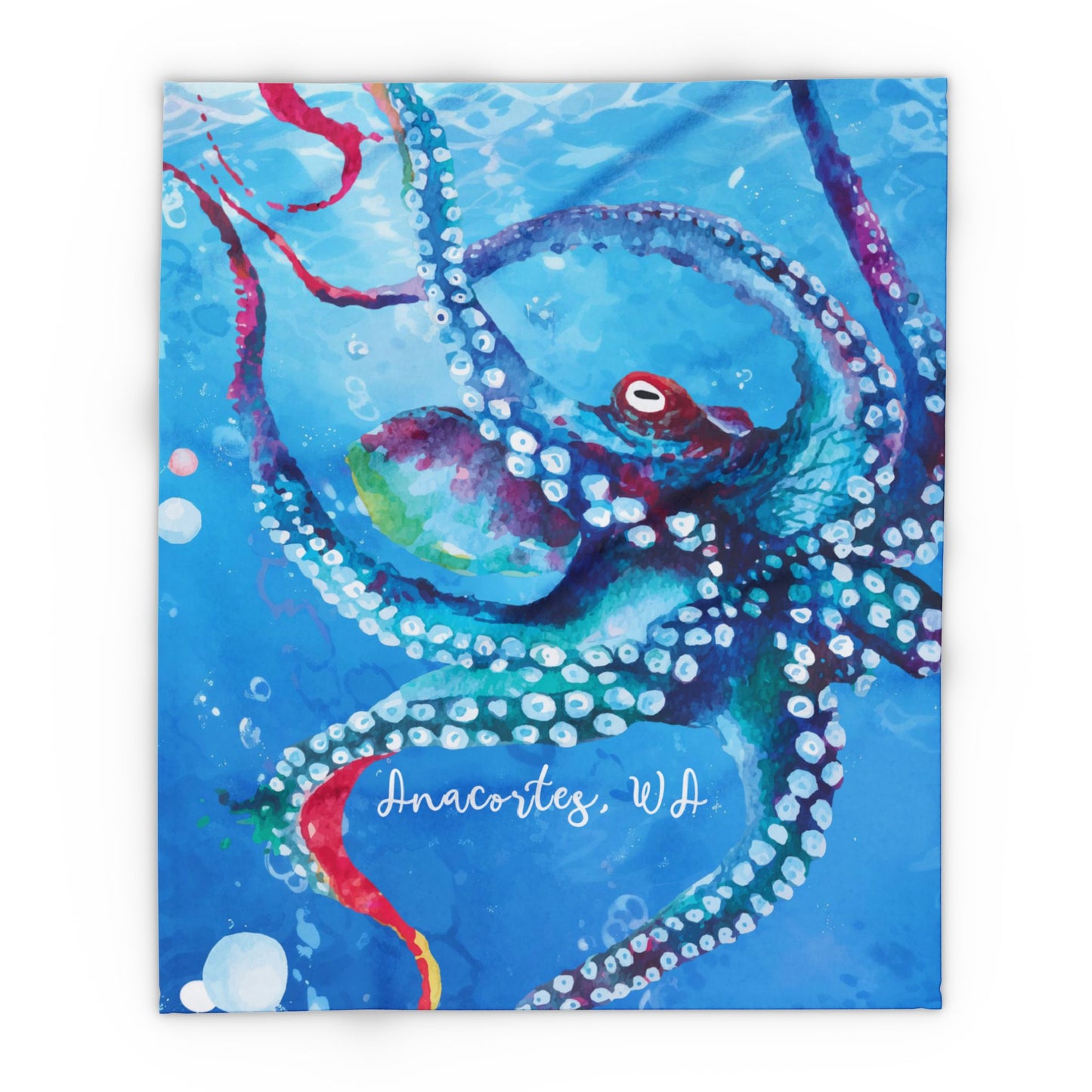 OCTOPUS DREAM - Anacortes Arctic Fleece Blanket