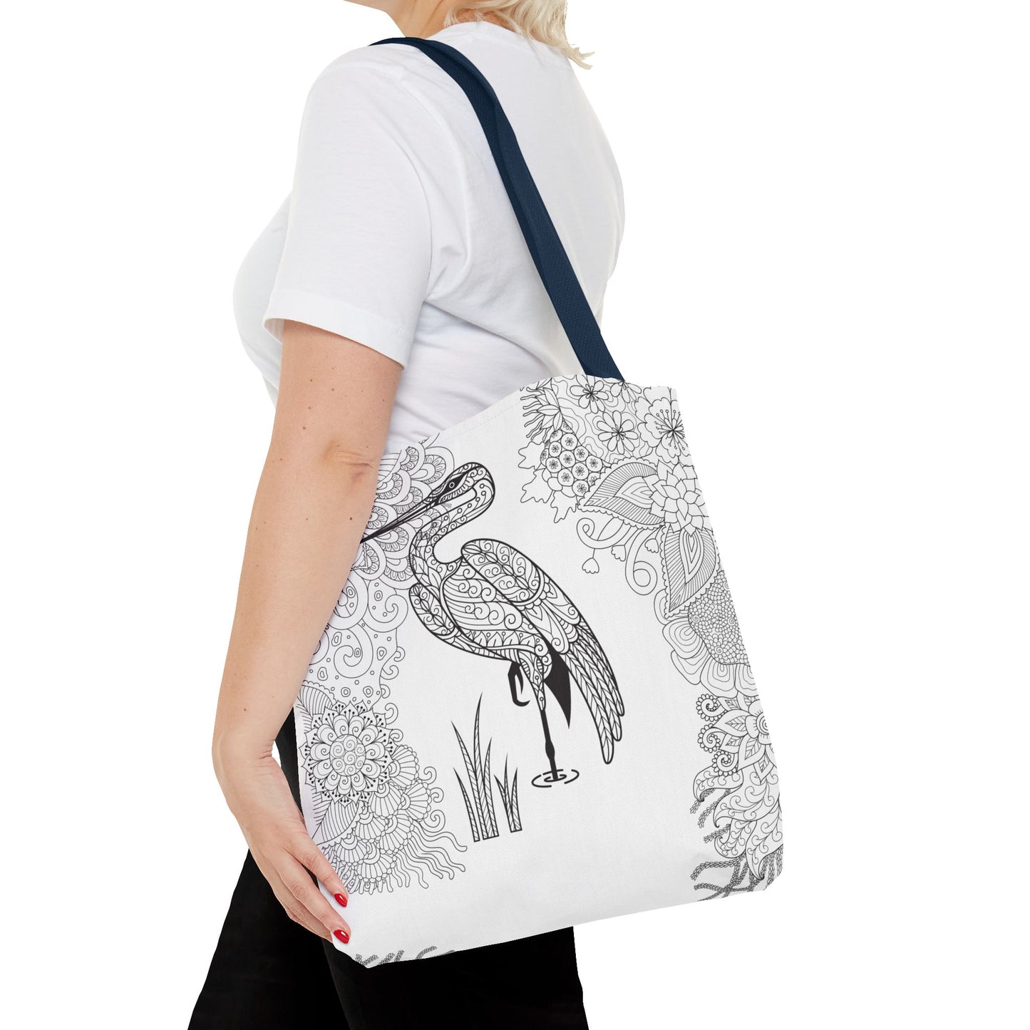 COLOR ME HERON Tote Bag