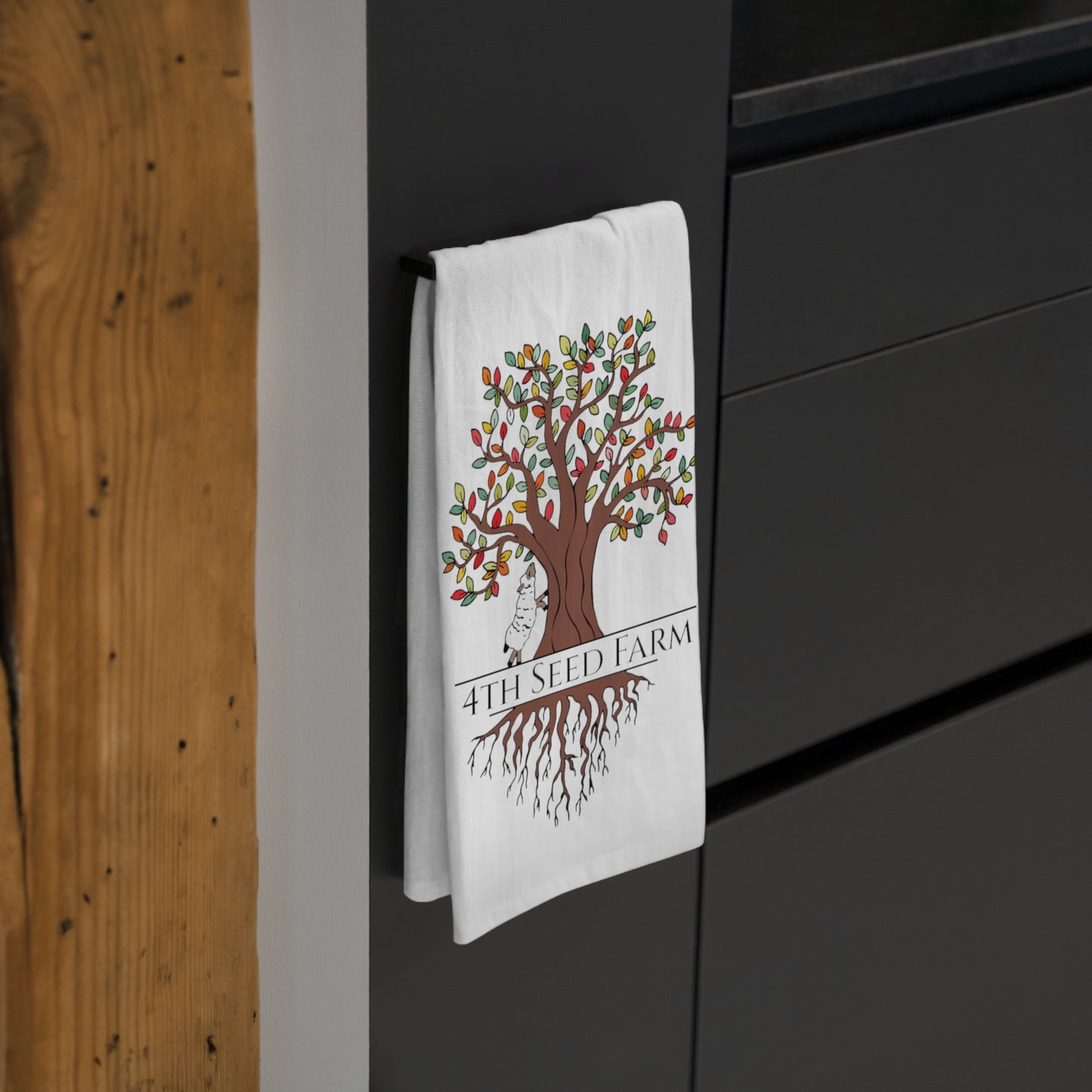 4TH SEED FARM Tea Towel