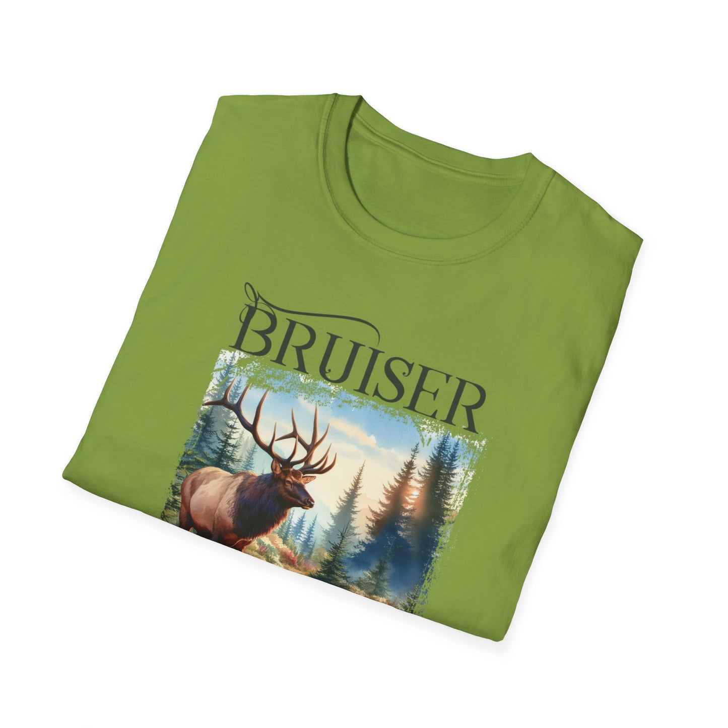 3 Bruiser - Whidbey Island Elk - Unisex Softstyle T-Shirt