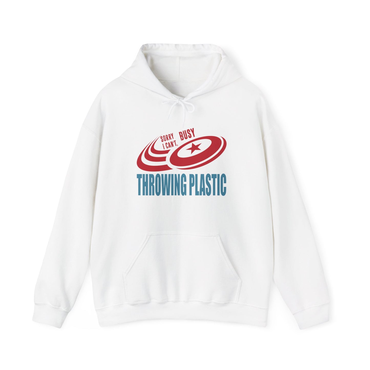 CANT..THROWING PLASTIC Unisex Heavy Blend™ Hooded Sweatshirt