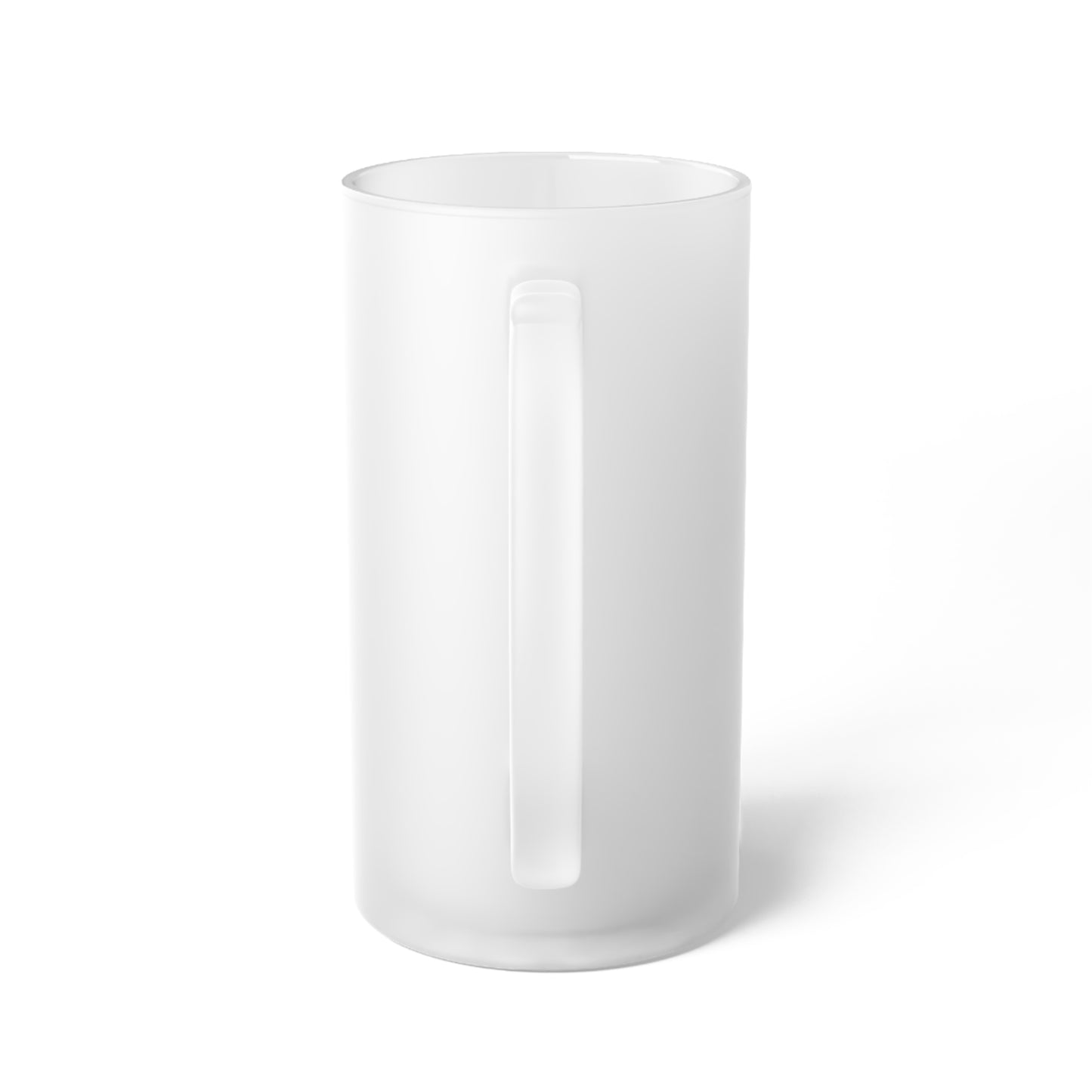 YOUR LOGO HERE! Frosted Glass Beer Mug