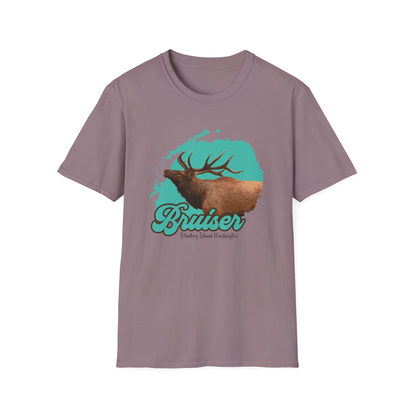 4 Bruiser - Whidbey Island Elk - Unisex Softstyle T-Shirt