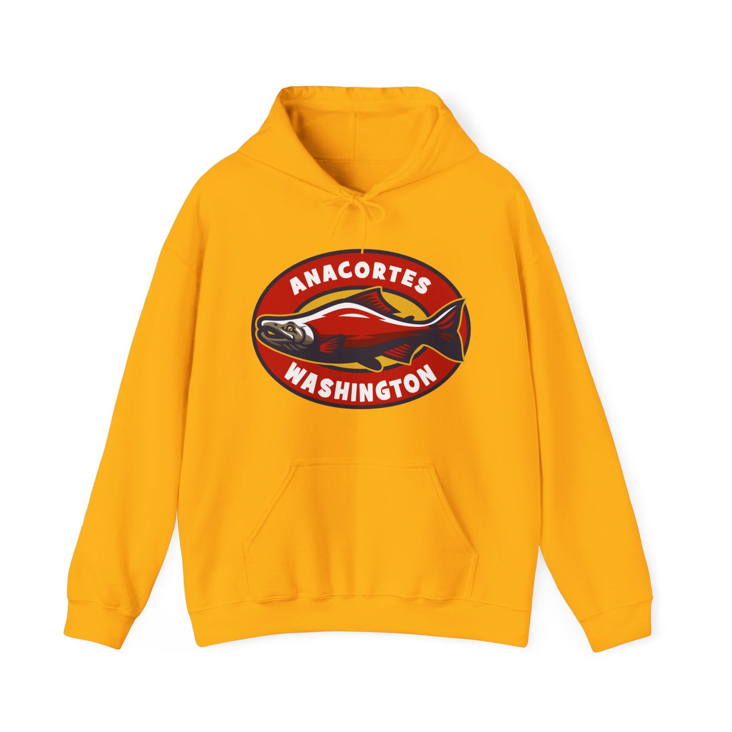 ANACORTES SALMON Unisex Heavy Blend™ Hooded Sweatshirt