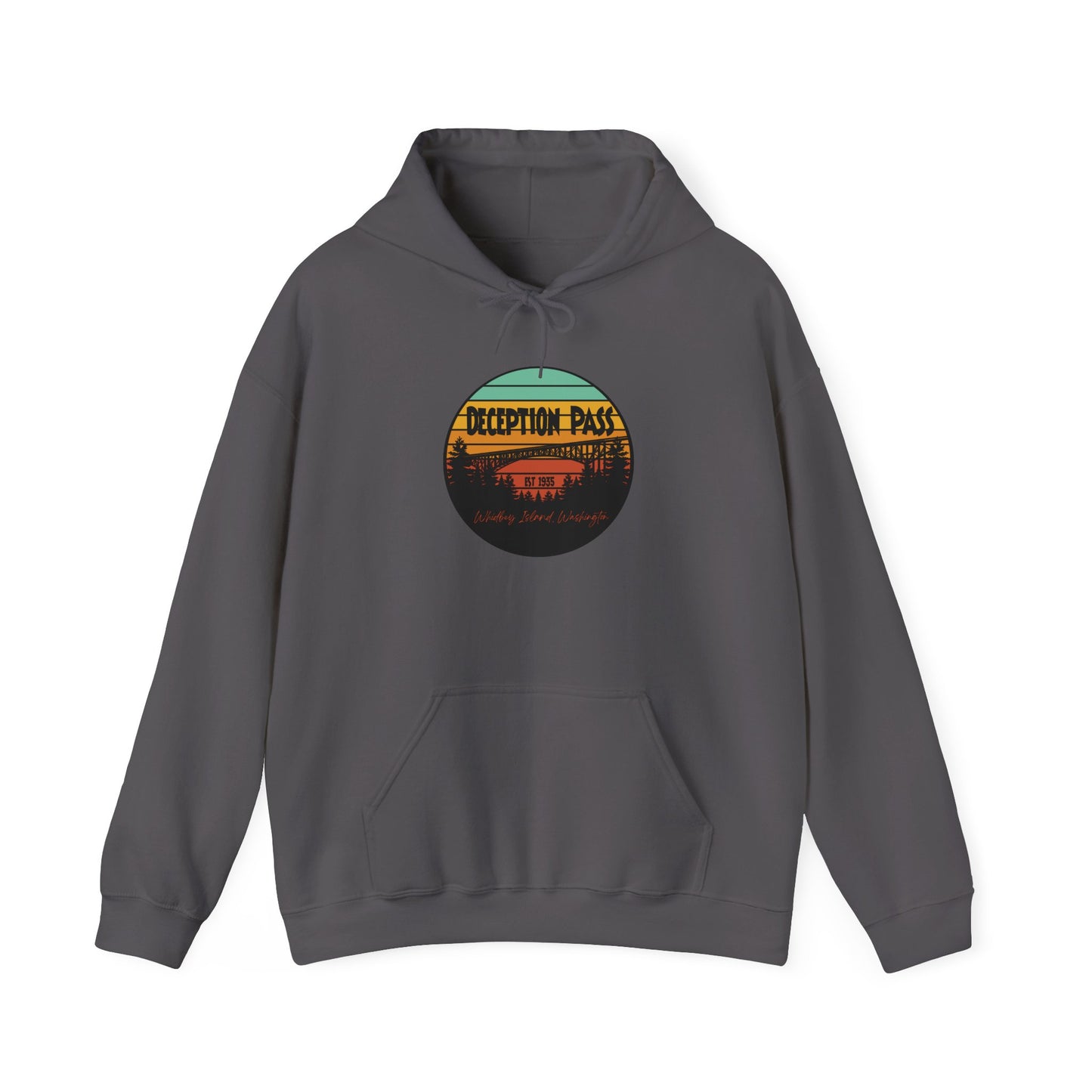 DECEPTION PASS BRIDGE, Unisex Heavy Blend™ Hooded Sweatshirt