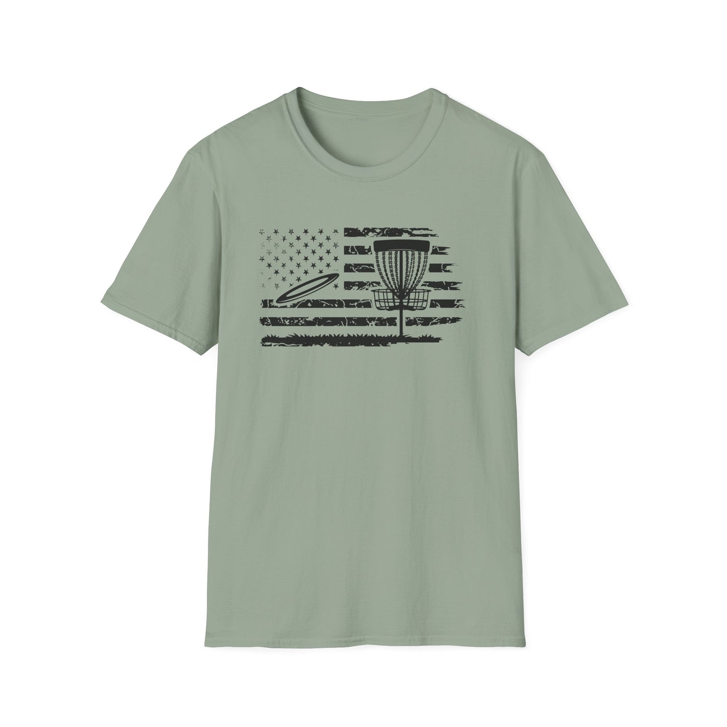 FLAG USA - DISC GOLF Unisex Softstyle T-Shirt