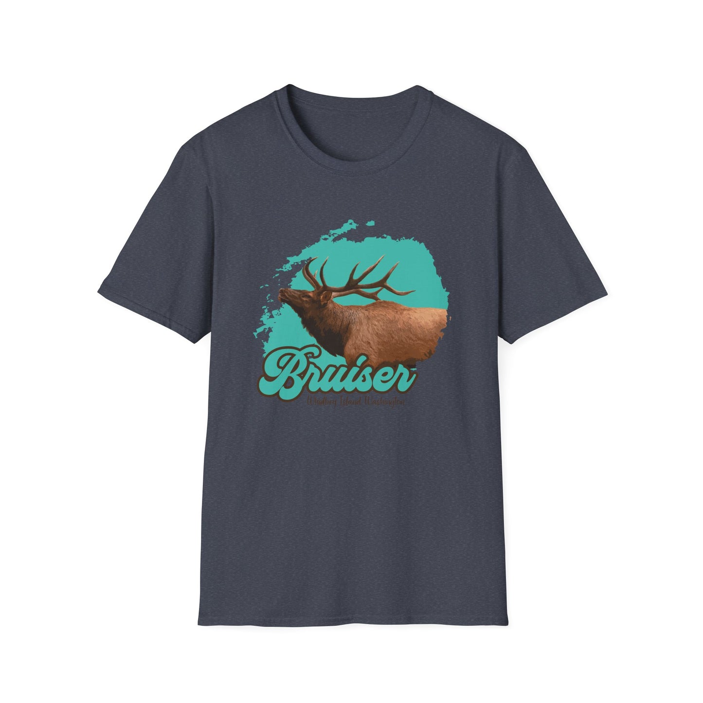 4 Bruiser - Whidbey Island Elk - Unisex Softstyle T-Shirt