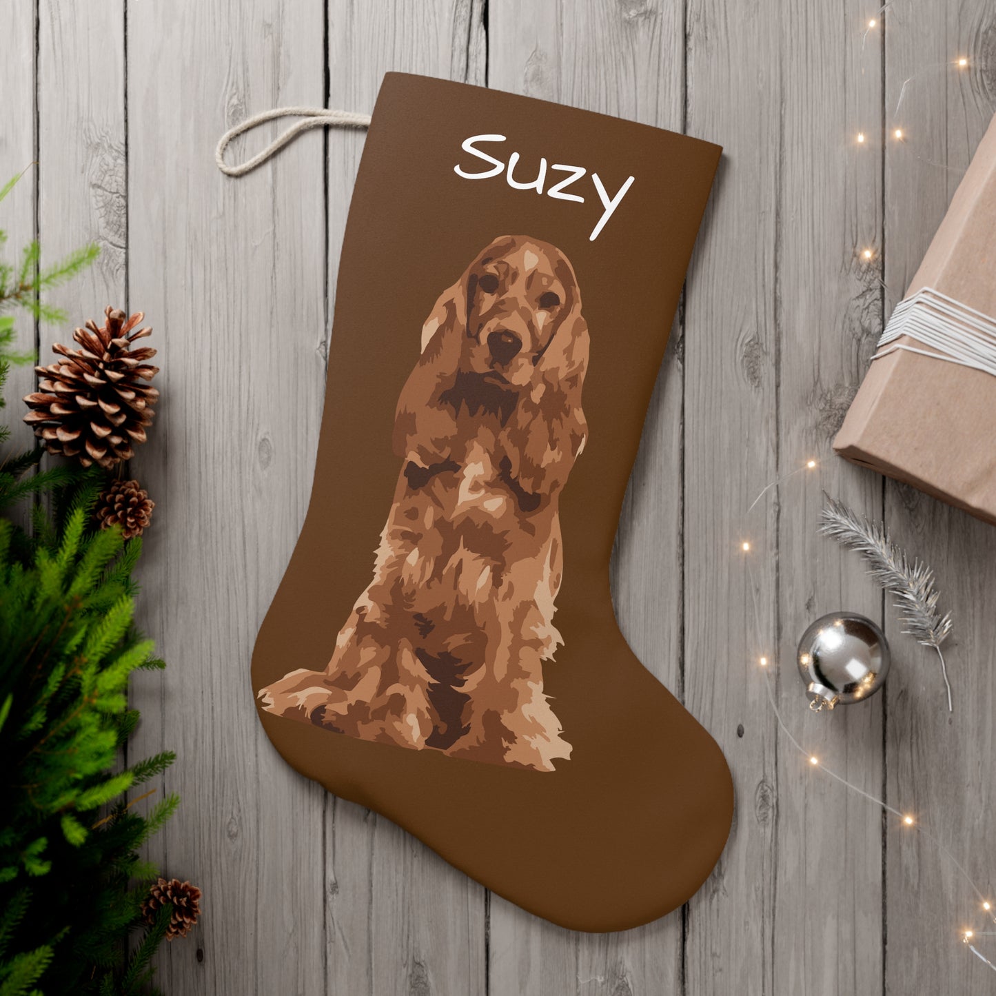 CUSTOM Santa Stocking