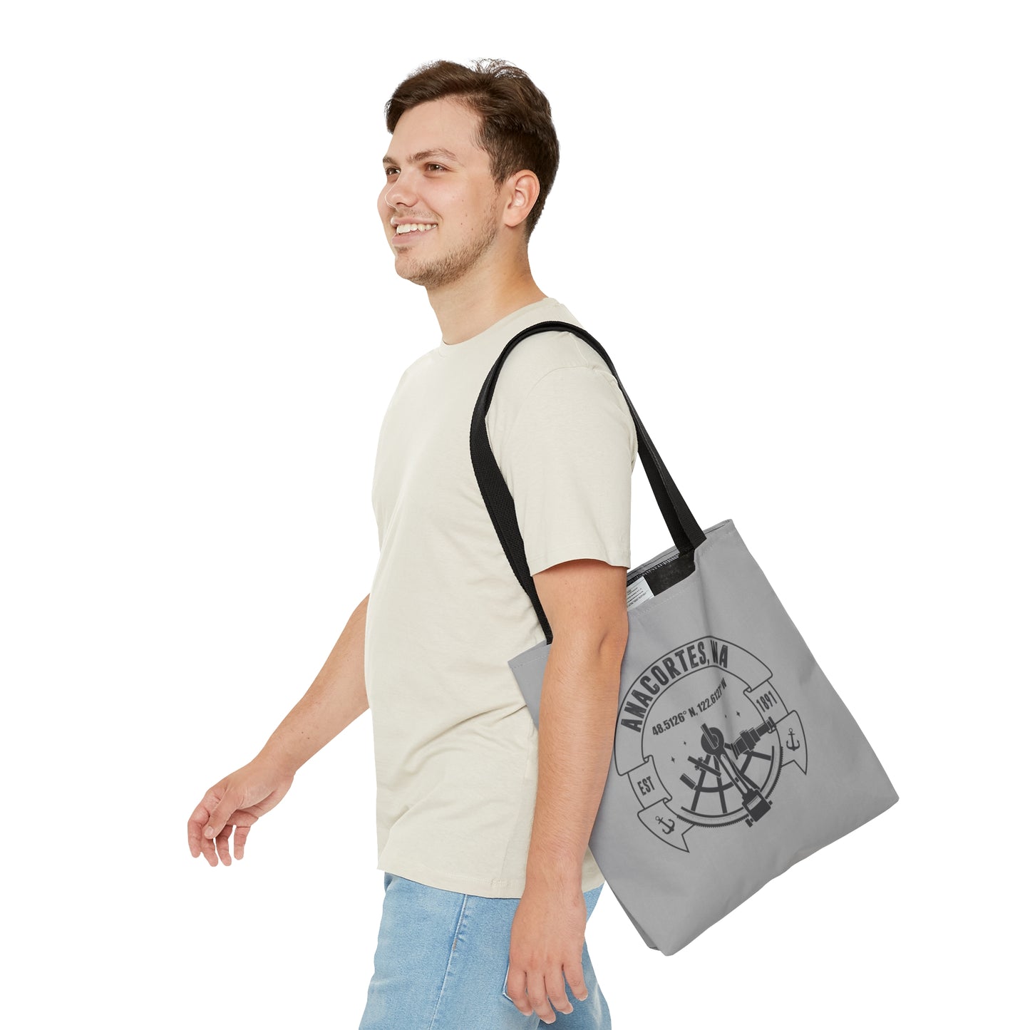 Anacortes Coordinates Tote Bag