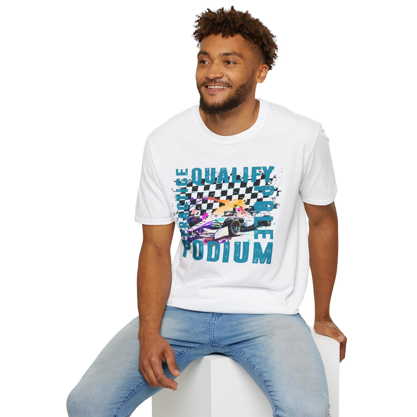 RACE DAY F1 Unisex Softstyle T-Shirt