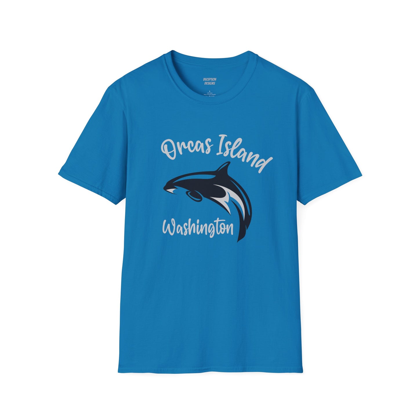 ORCA ORCAS ISLAND - Compass Unisex Softstyle T-Shirt