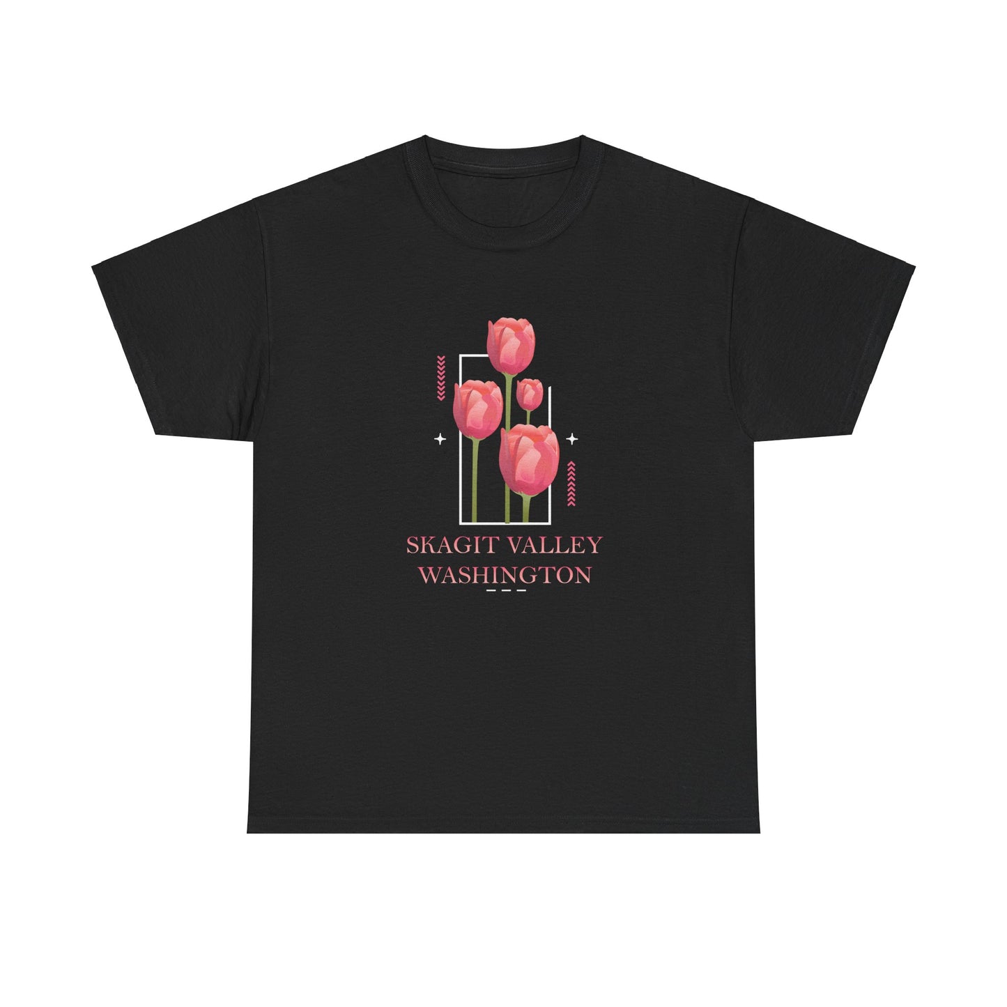 SKAGIT VALLEY - TULIPS - Unisex Heavy Cotton Tee