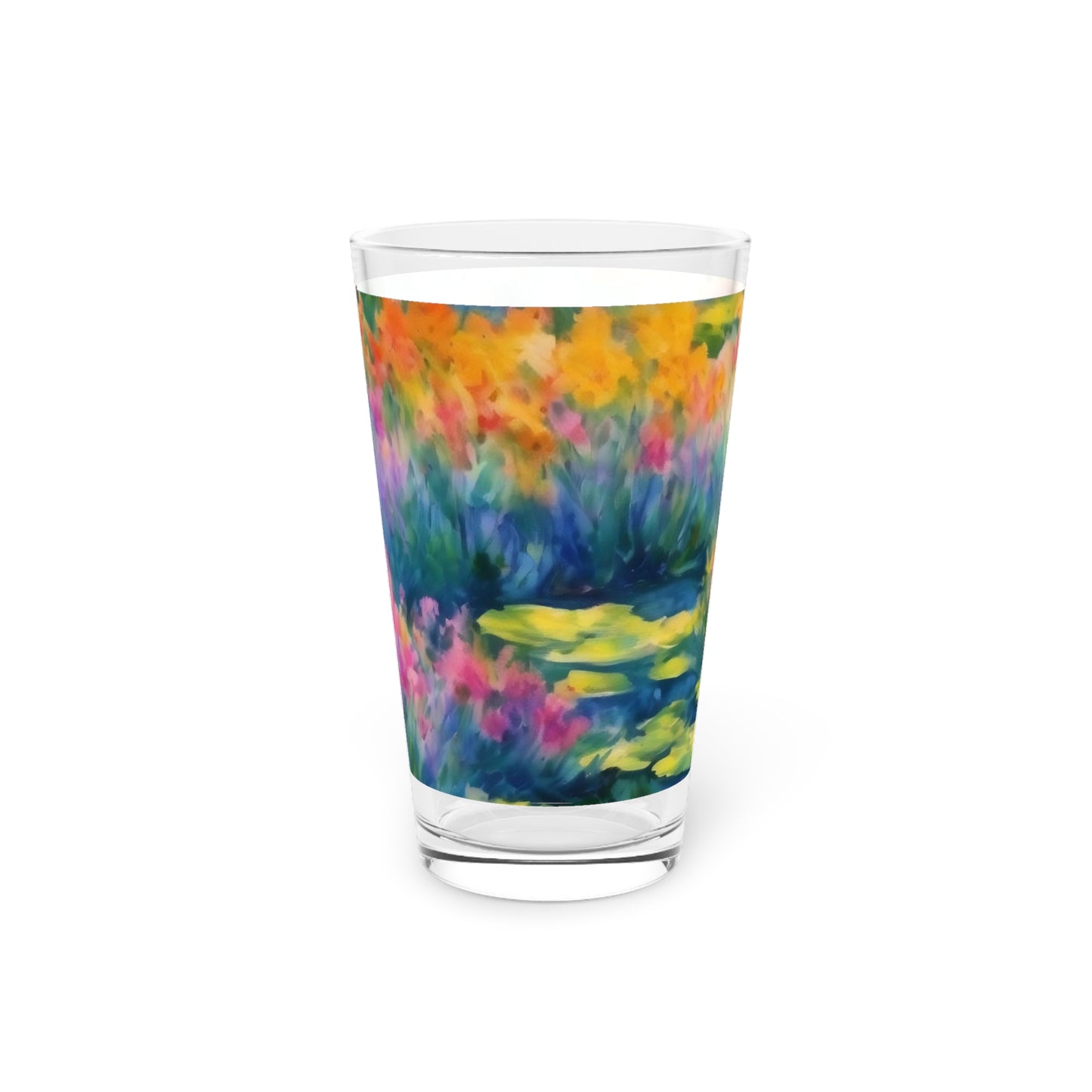 WILDFLOWER POND Pint Glass, 16oz