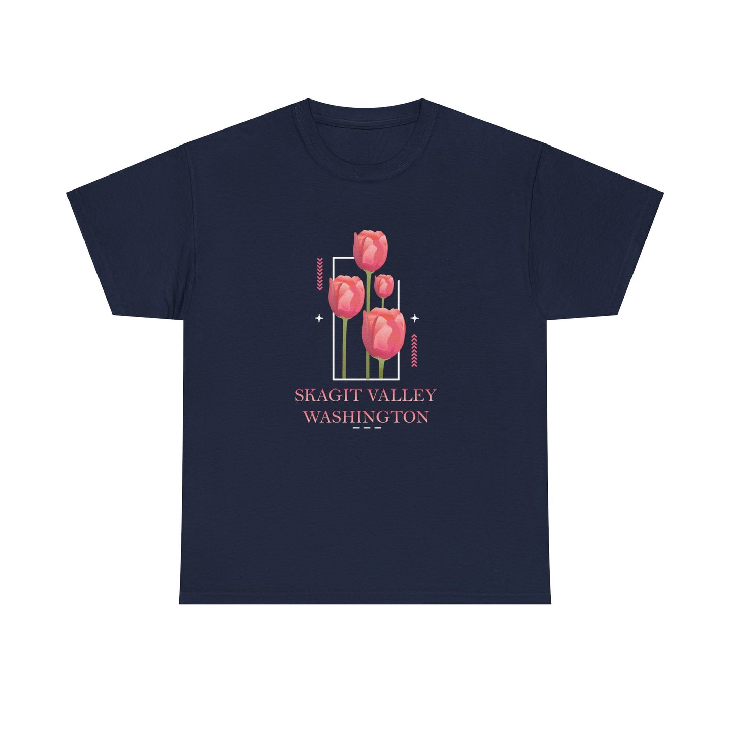 SKAGIT VALLEY - TULIPS - Unisex Heavy Cotton Tee
